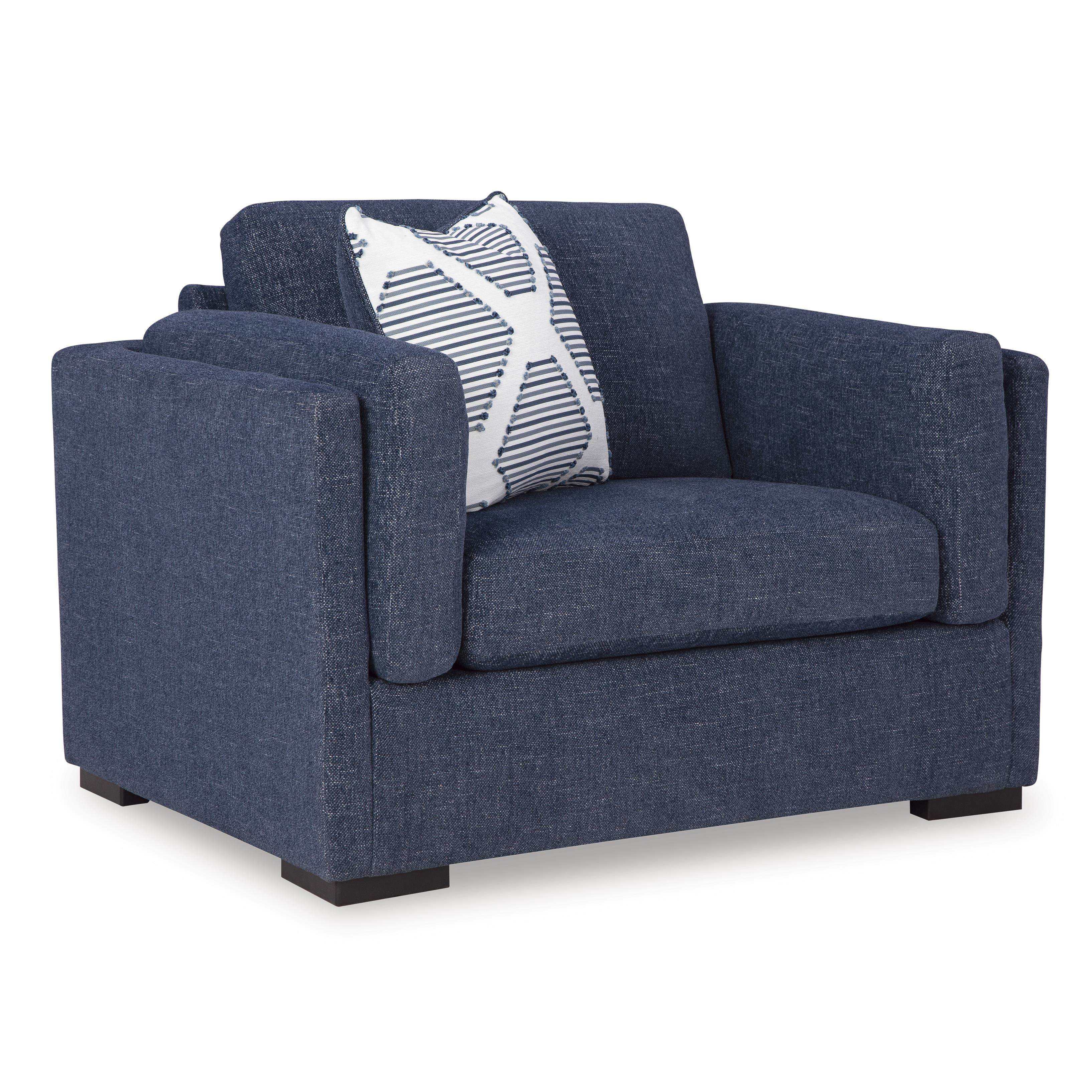  Manufacturer Color_Navy --  Benchcraft Evansley Stationary Fabric Chair IMAGE 1