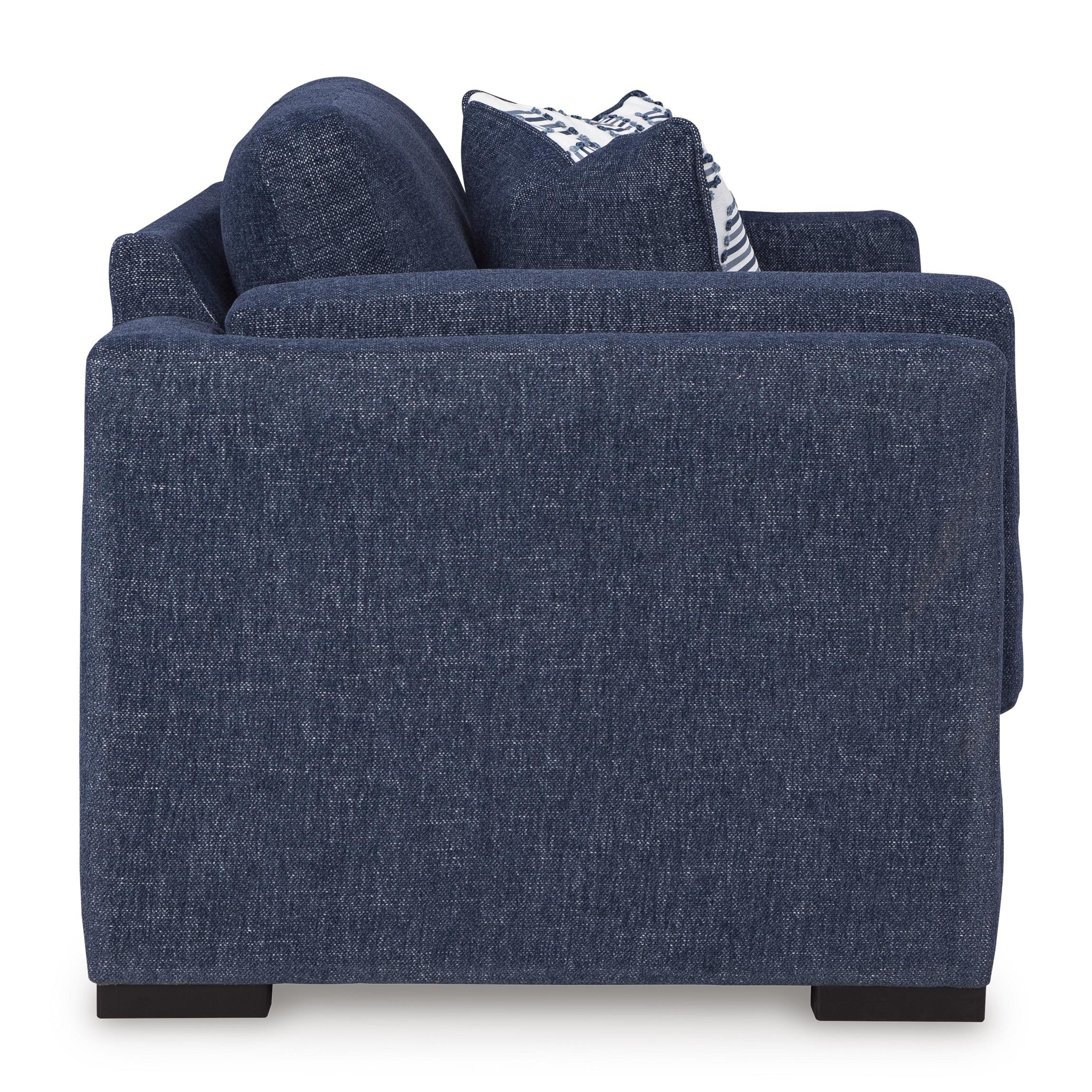  Manufacturer Color_Navy --  Benchcraft Evansley Stationary Fabric Loveseat IMAGE 3