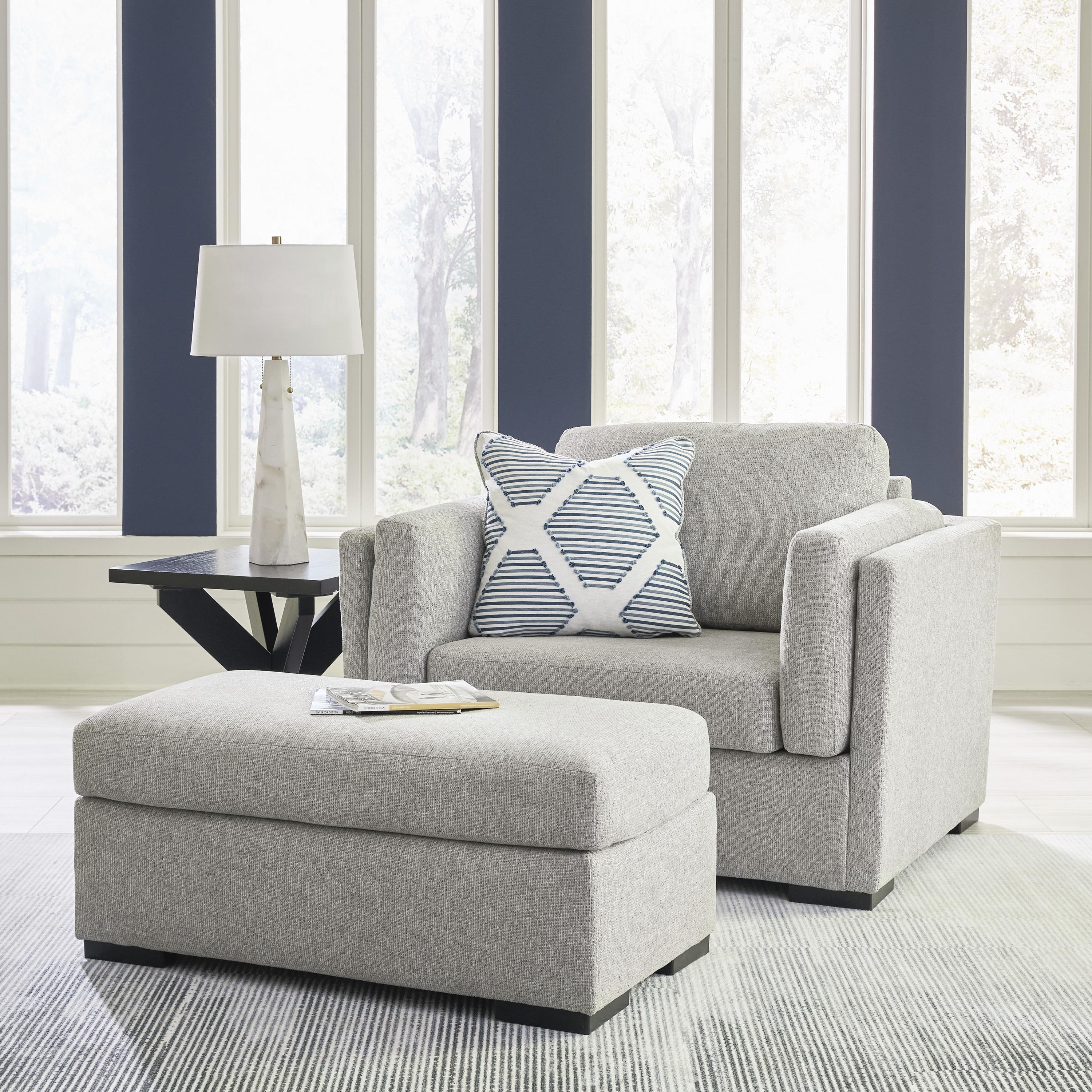  Manufacturer Color_Pewter --  Evansley 5450314 Ottoman IMAGE 5