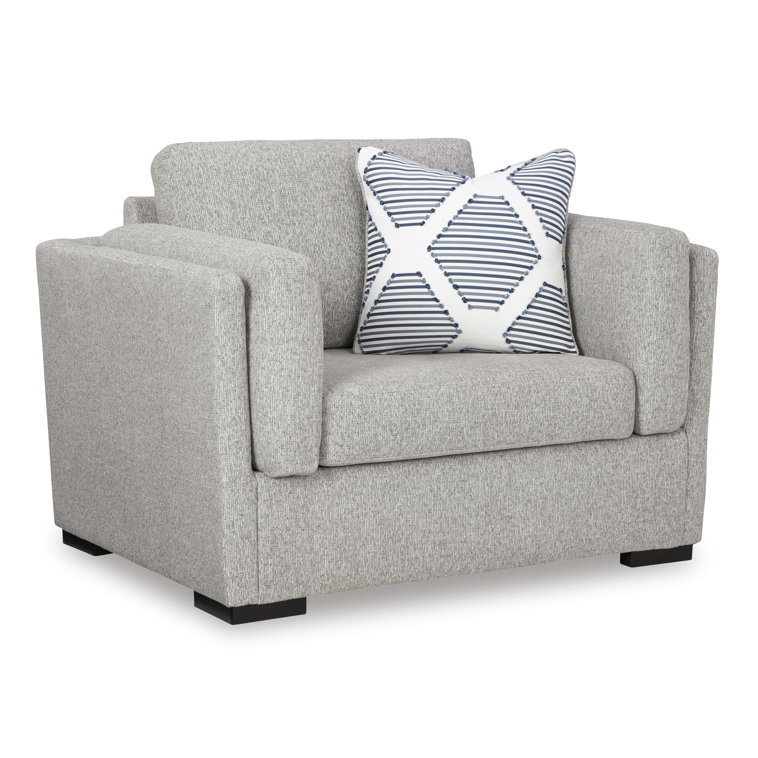  Manufacturer Color_Pewter --  Evansley 5450323 Chair and a Half IMAGE 1