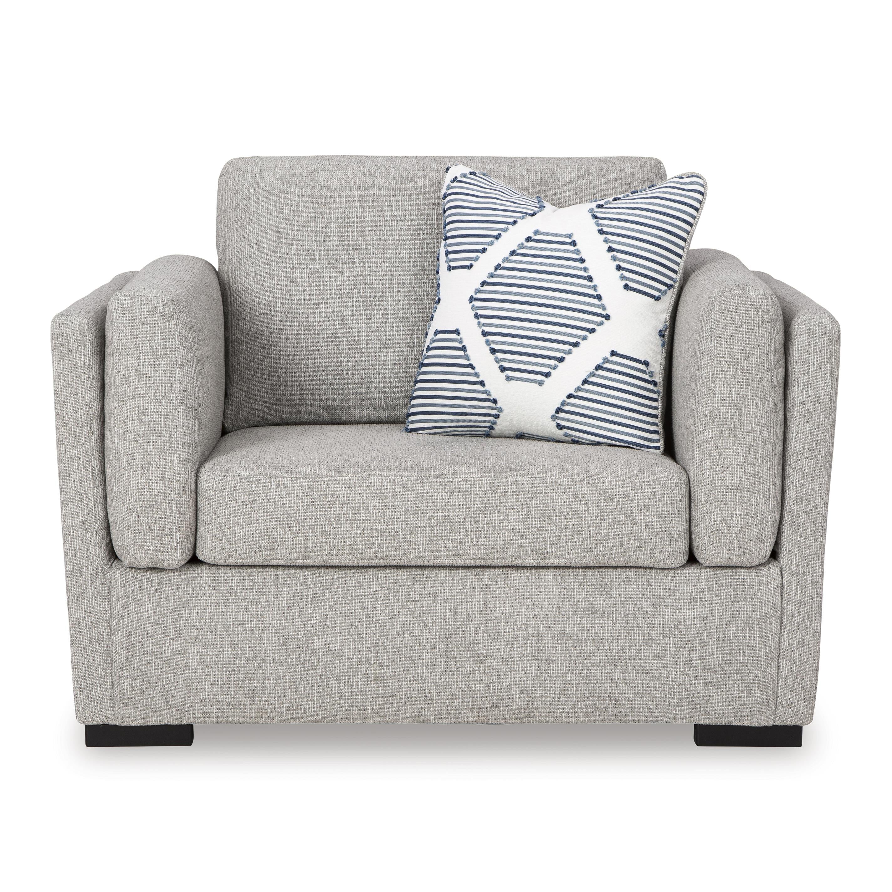  Manufacturer Color_Pewter --  Evansley 5450323 Chair and a Half IMAGE 2