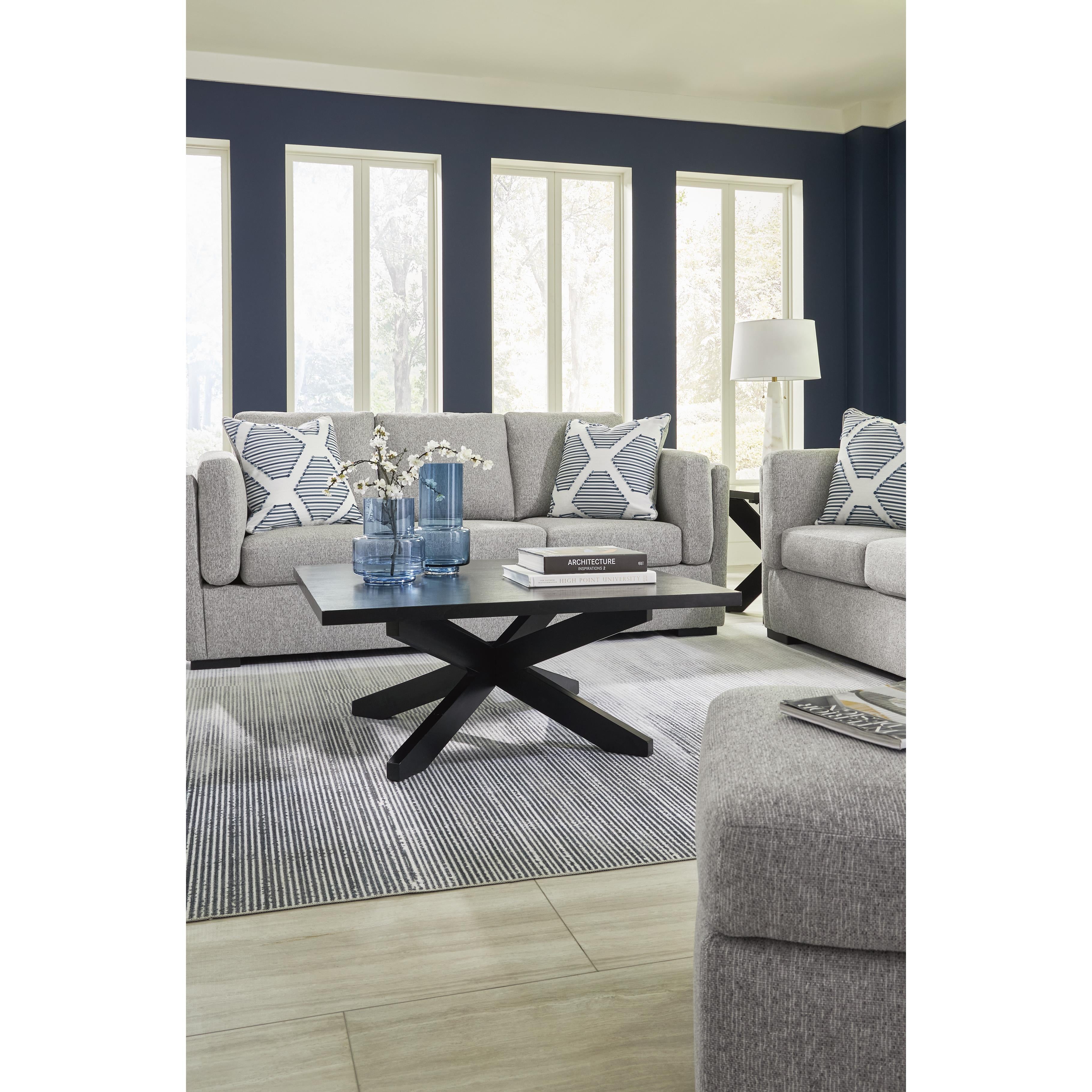  Manufacturer Color_Pewter --  Evansley 5450335 Loveseat IMAGE 10