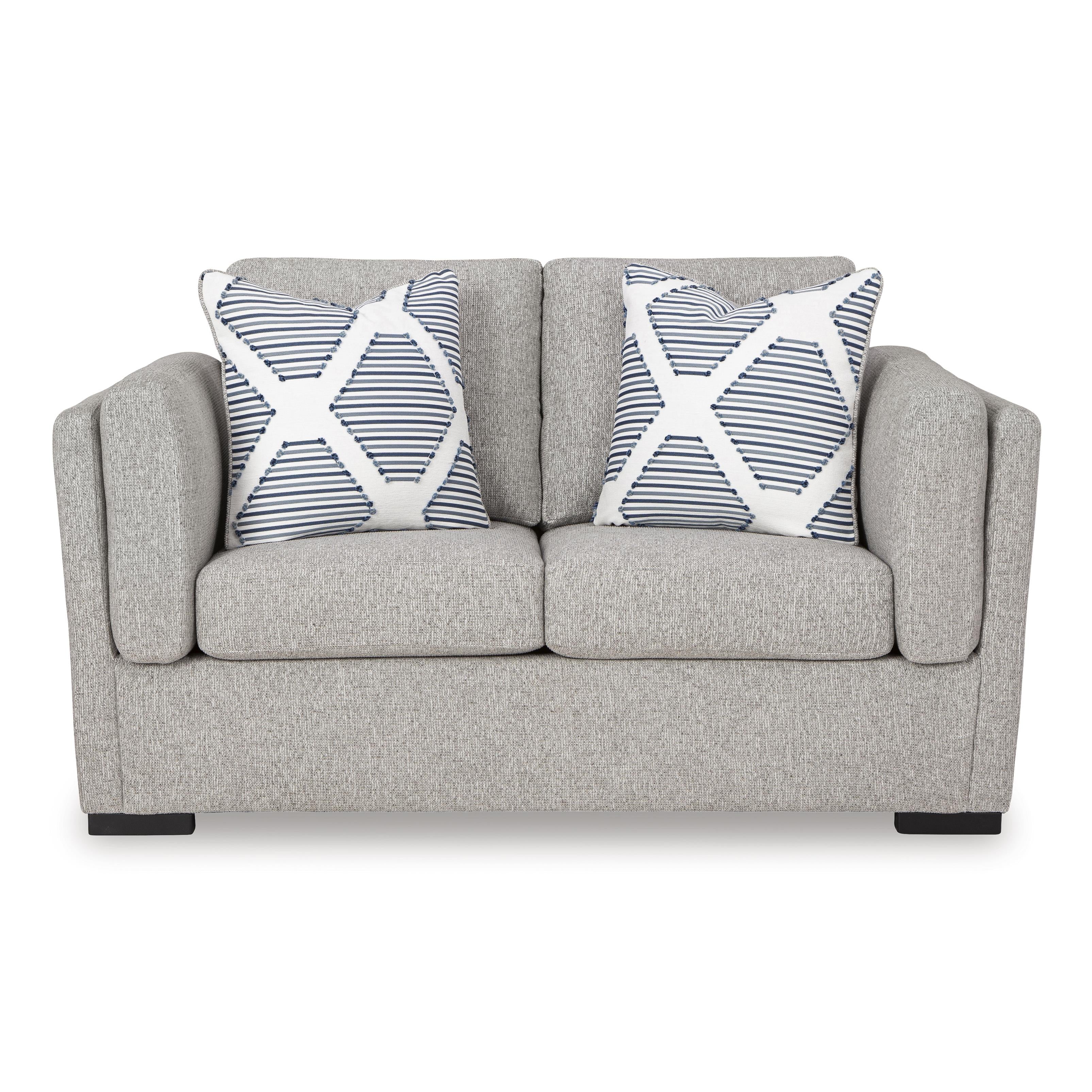  Manufacturer Color_Pewter --  Evansley 5450335 Loveseat IMAGE 2