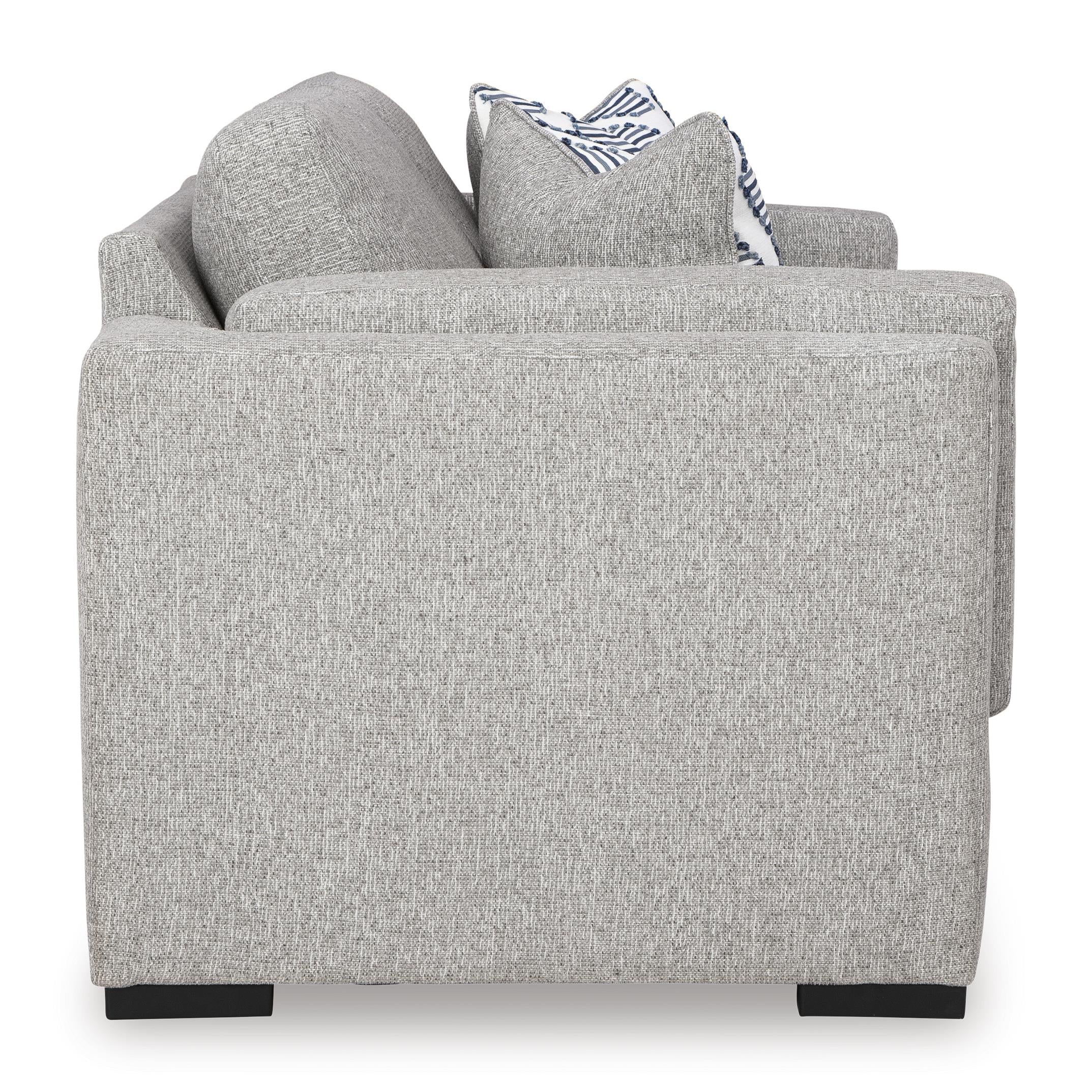  Manufacturer Color_Pewter --  Evansley 5450335 Loveseat IMAGE 3