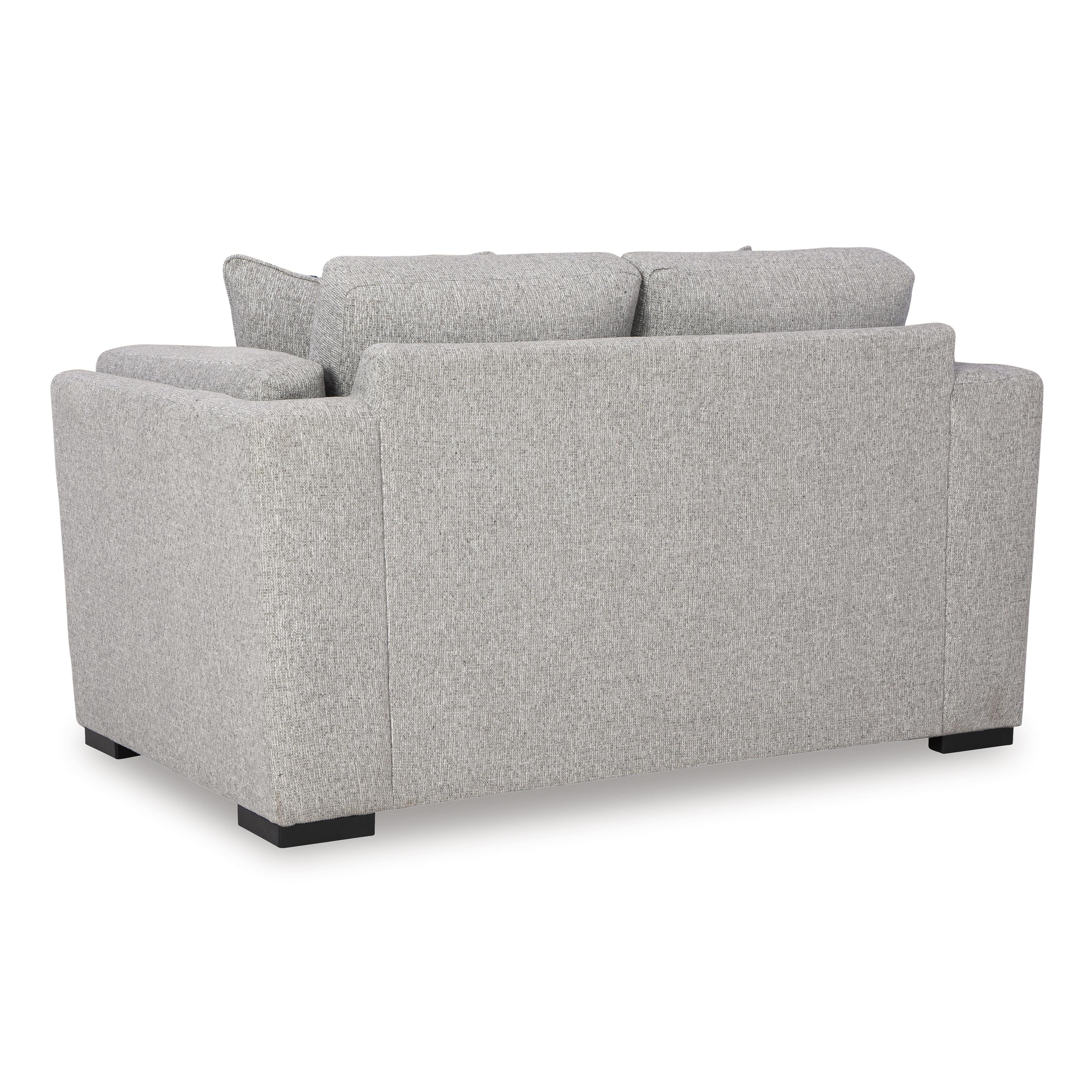  Manufacturer Color_Pewter --  Evansley 5450335 Loveseat IMAGE 4