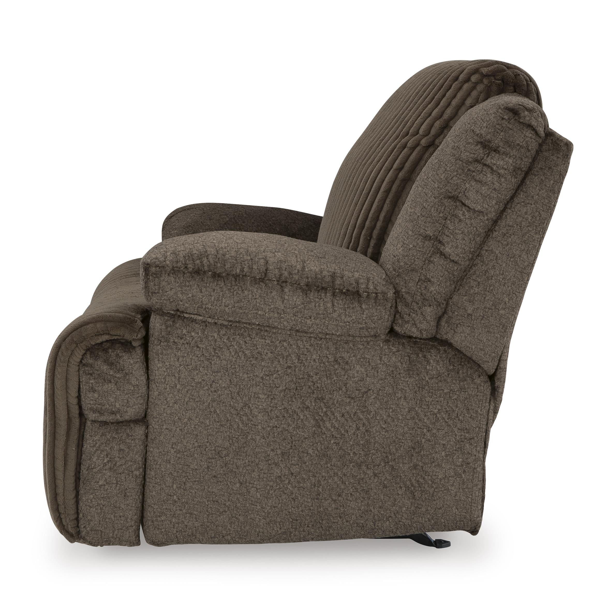  Manufacturer Color_Chocolate --  Signature Design by Ashley Top Tier Rocker Fabric Recliner IMAGE 6