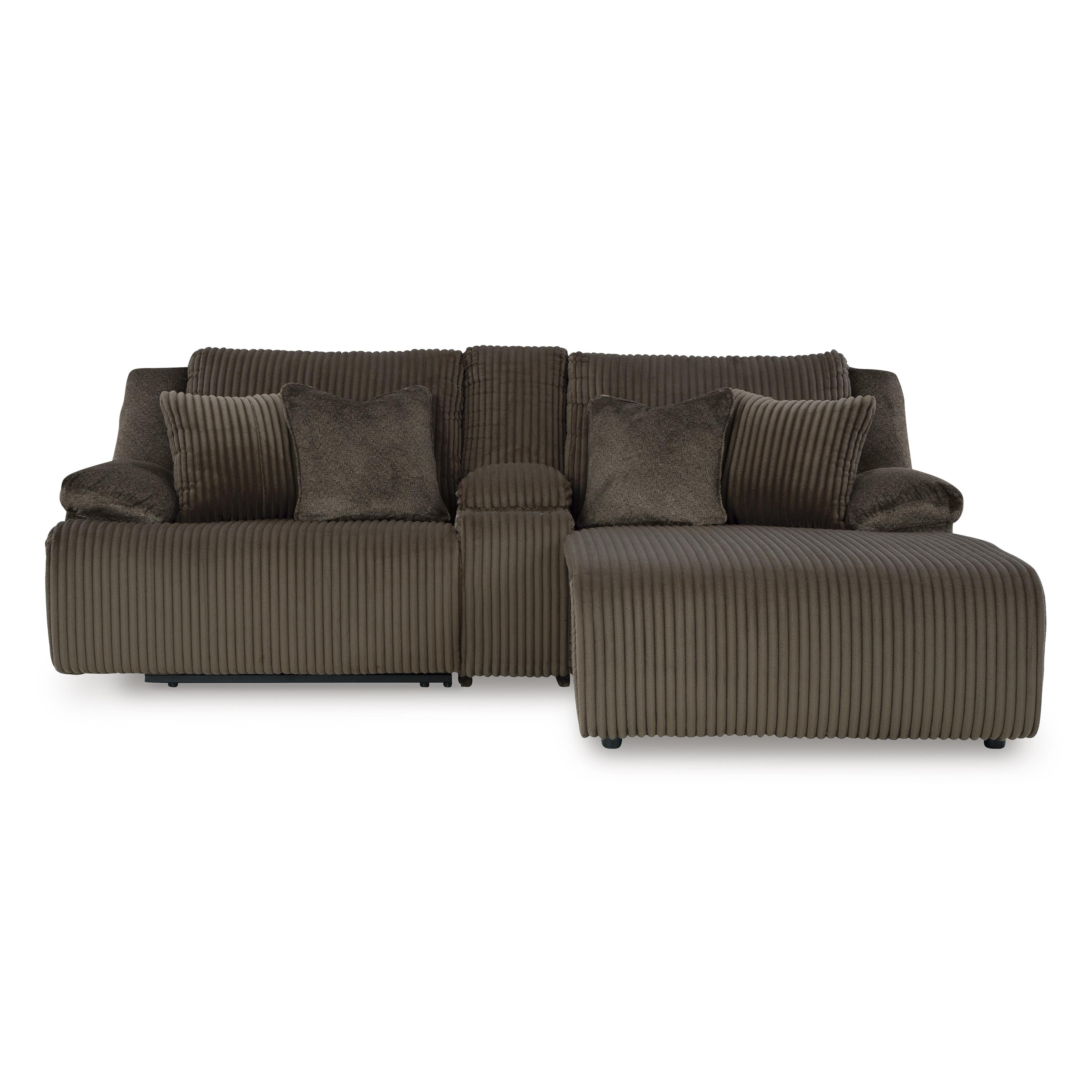  Manufacturer Color_Chocolate --  Signature Design by Ashley Top Tier Reclining Fabric Sofa IMAGE 1