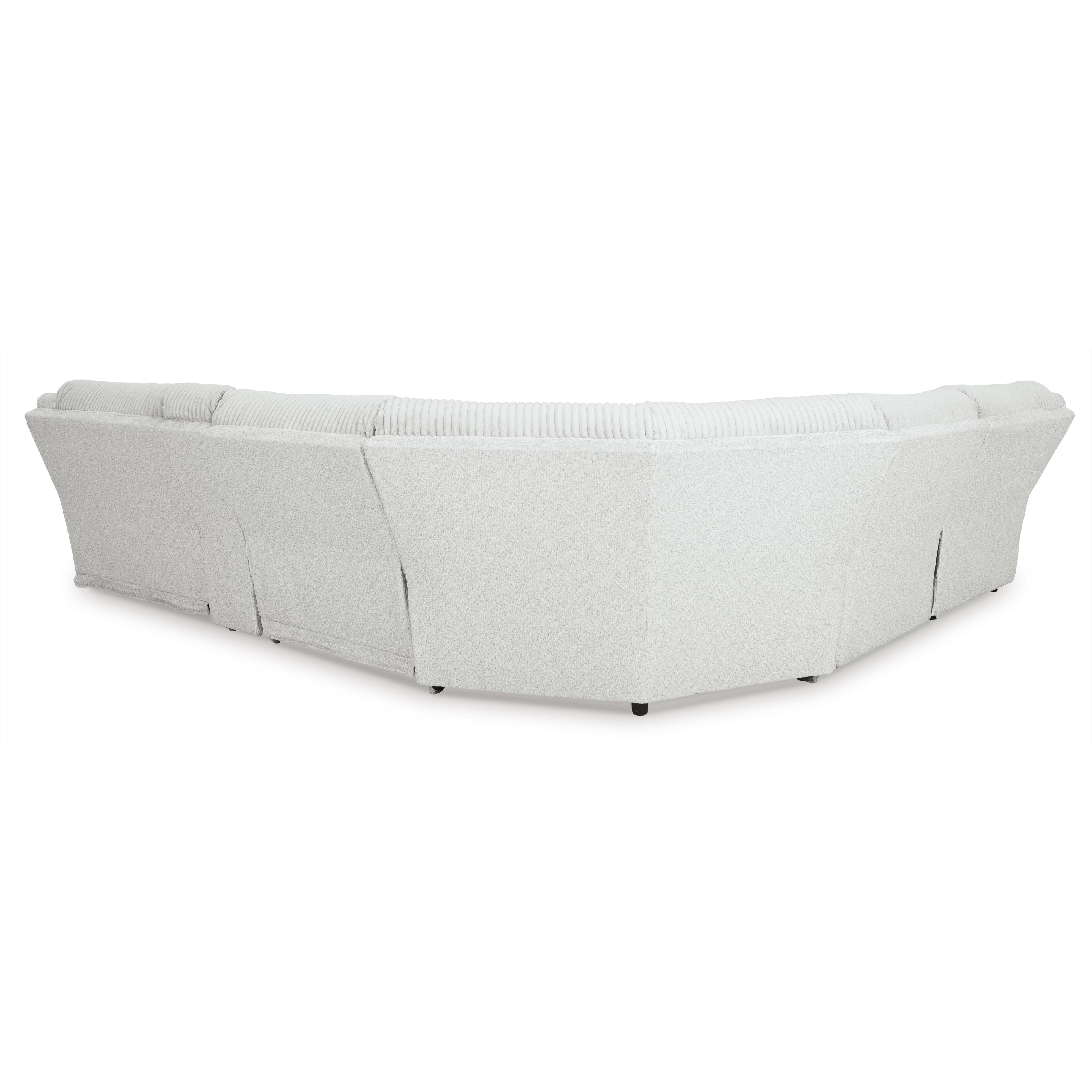  Manufacturer Color_Alloy --  Top Tier 92706S2 6 pc Reclining Sectional with Chaise IMAGE 3