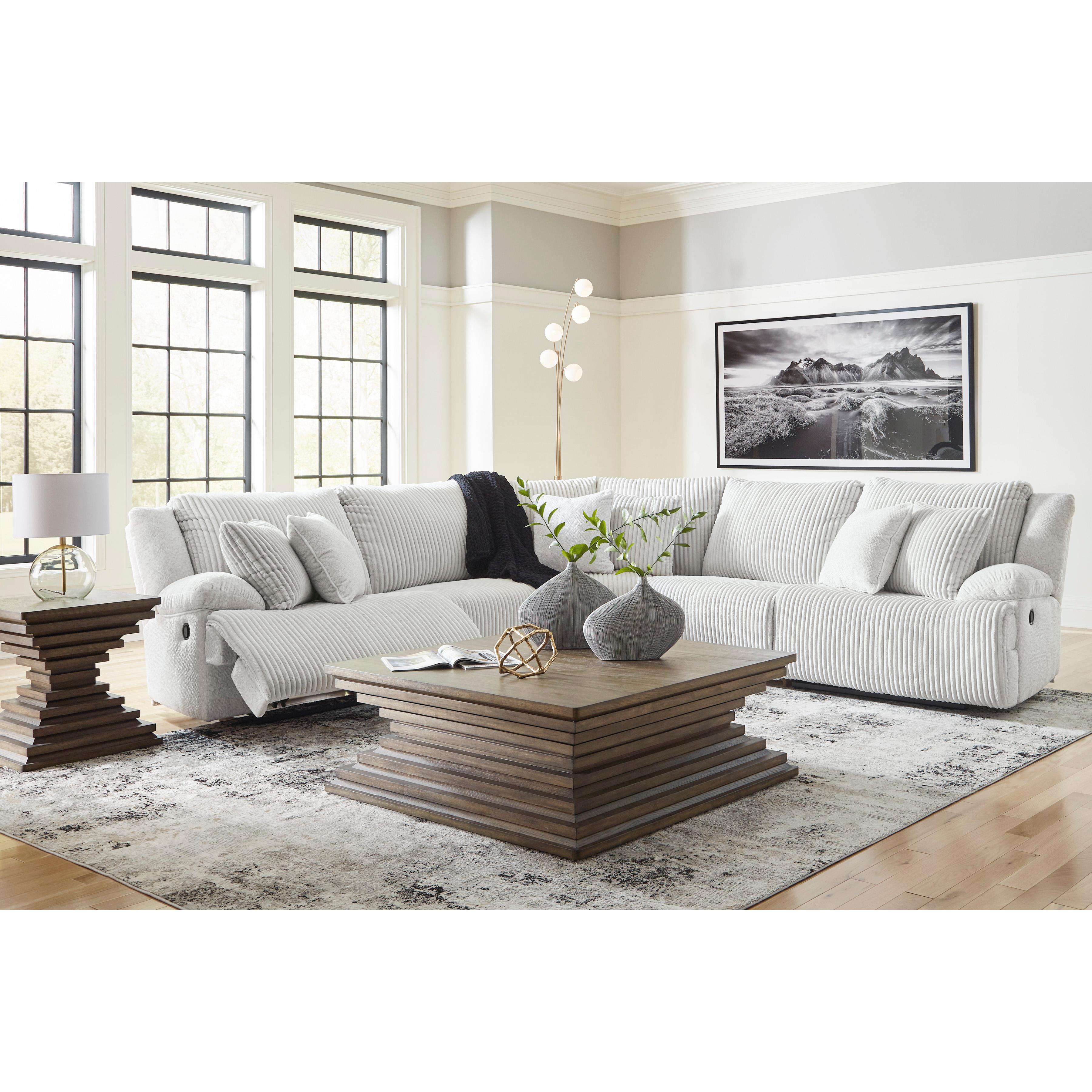  Manufacturer Color_Alloy --  Top Tier 92706S3 5 pc Reclining Sectional IMAGE 5