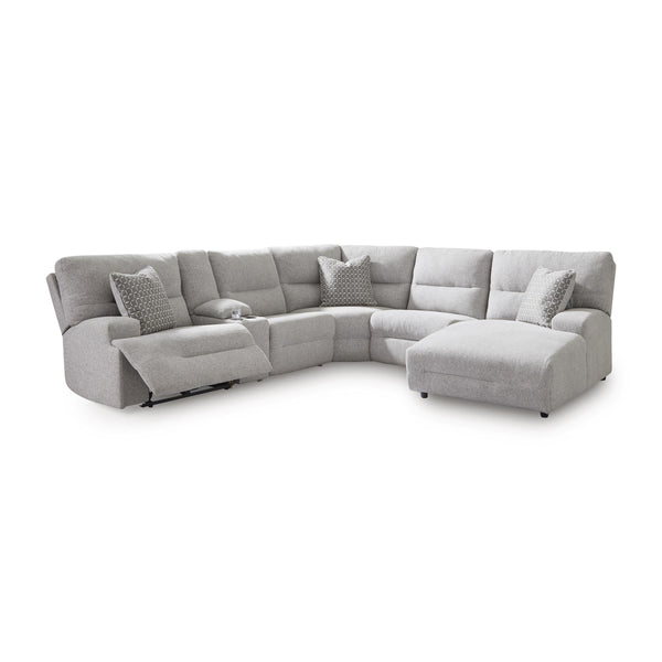 Signature Design by Ashley Acklen Place 93605S1 6 pc Power Reclining Sectional with Chaise