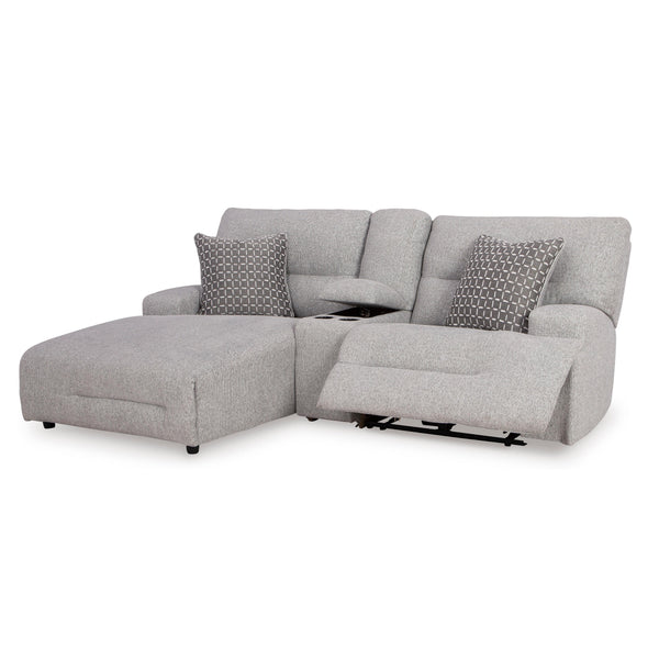 Signature Design by Ashley Acklen Place 93605S5 3 pc Power Reclining Sectional Sofa with Chaise