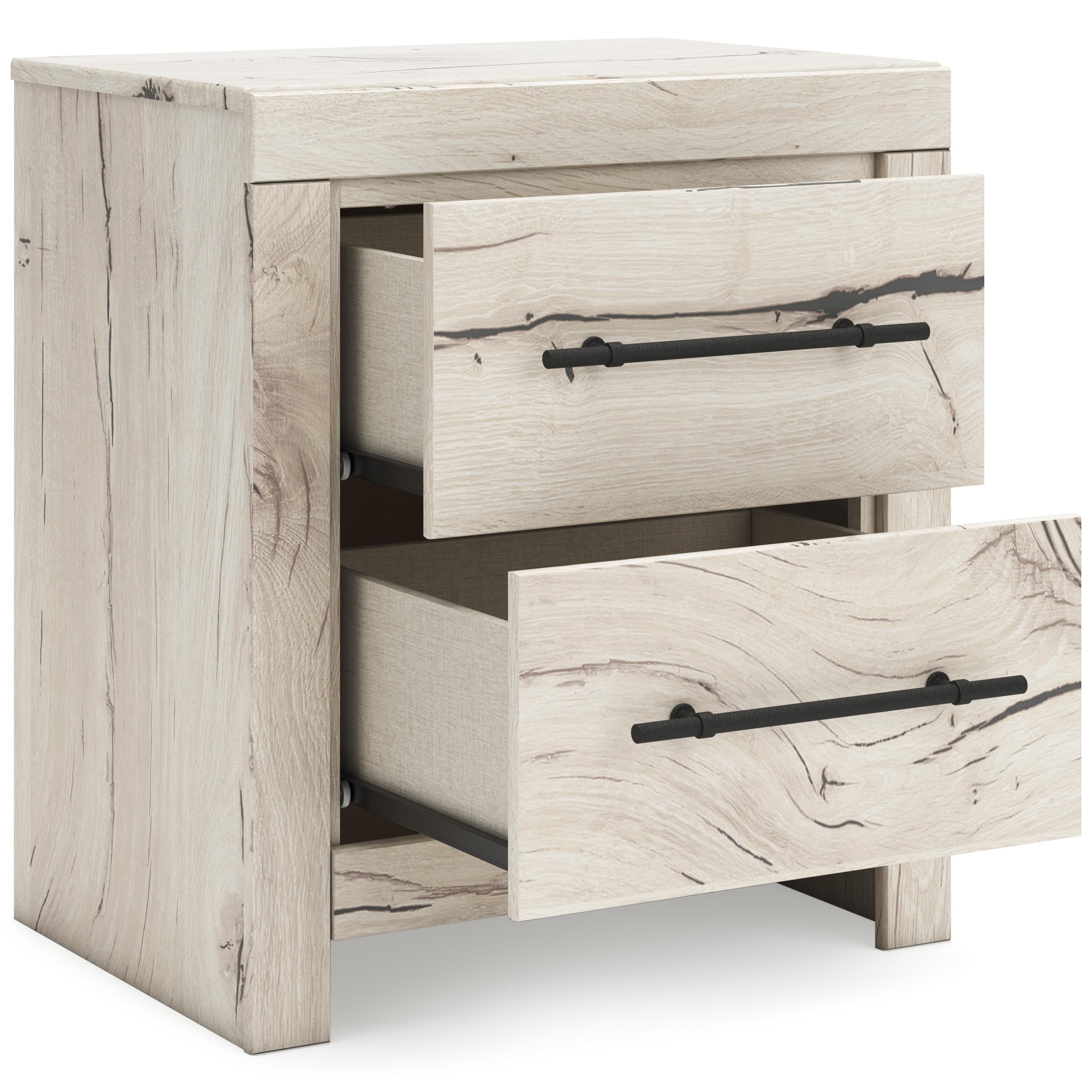  Benchcraft Lawroy B2310-92 Two Drawer Night Stand IMAGE 2