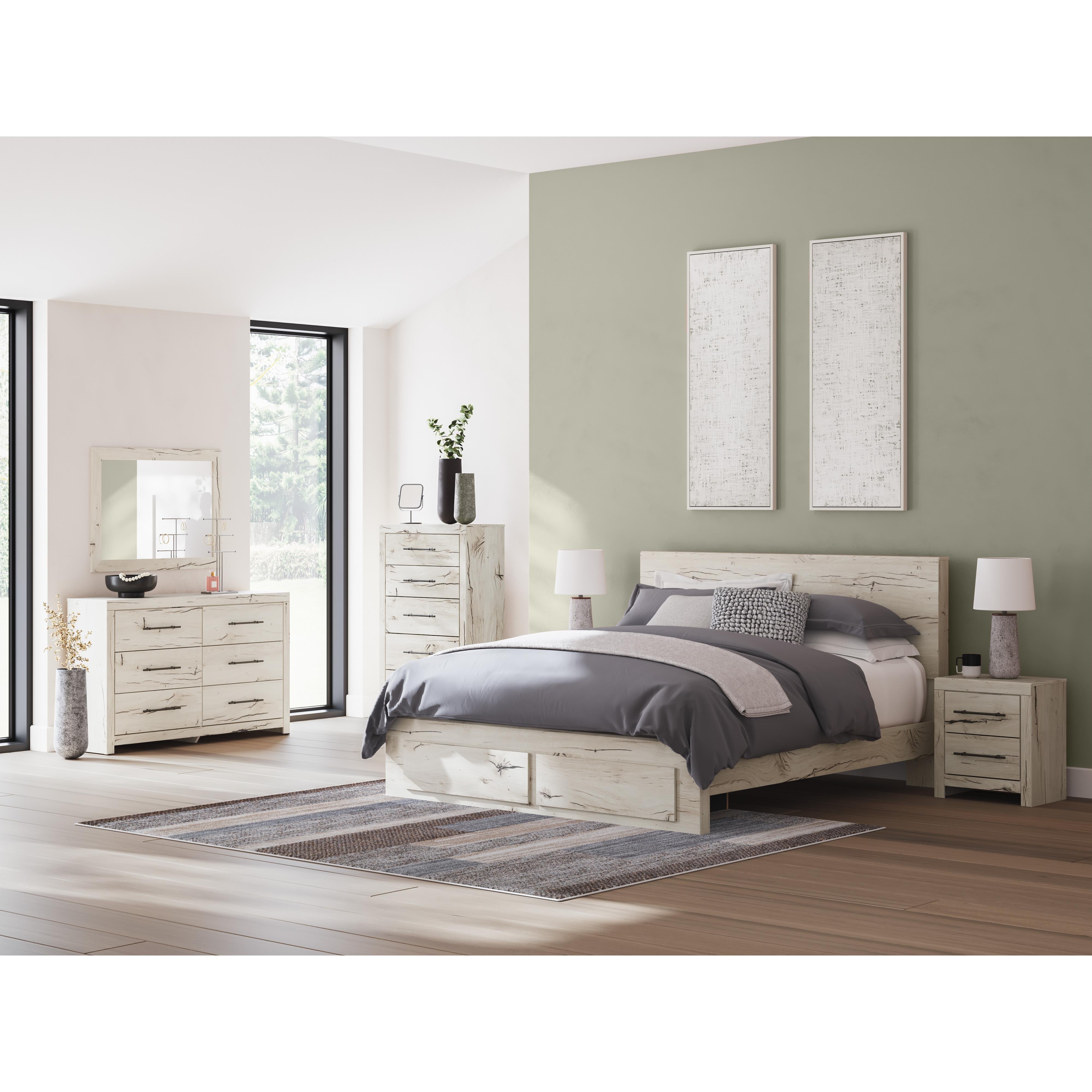  Size_King --  Lawroy B2310B11 King Panel Storage Bed IMAGE 10