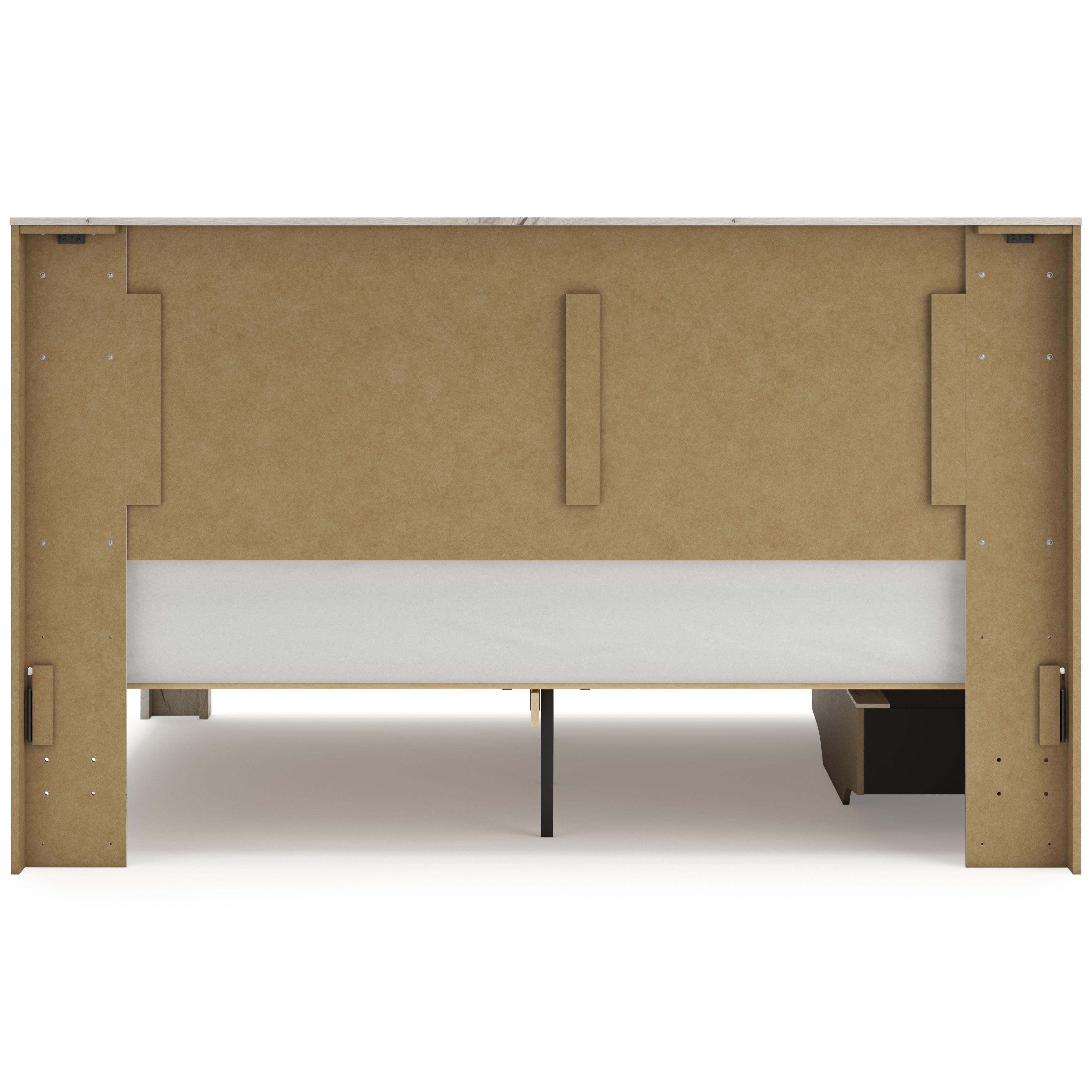  Size_King --  Lawroy B2310B12 King Panel Bed with Storage IMAGE 6