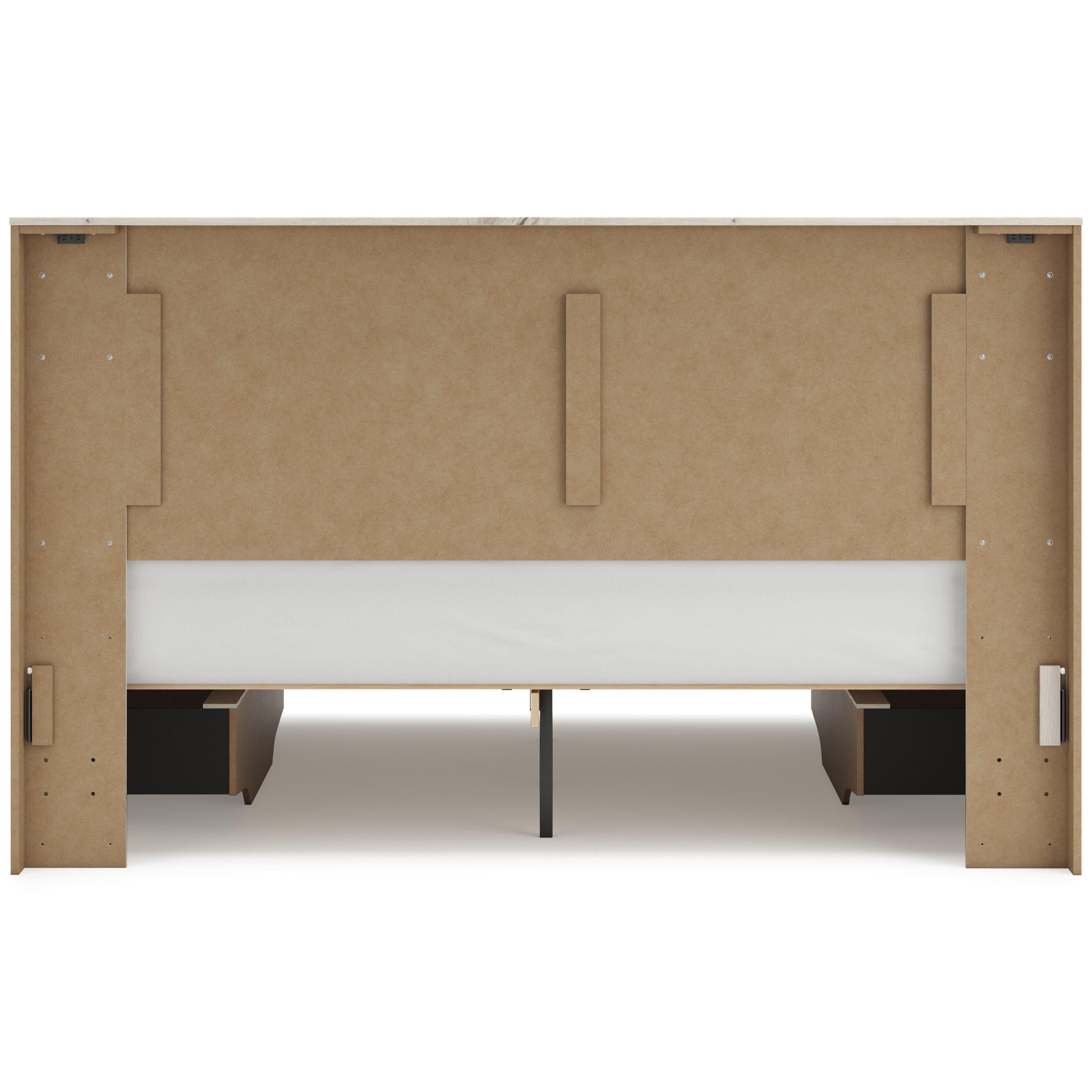 Size_King --  Lawroy B2310B13 King Panel Bed with Storage IMAGE 6