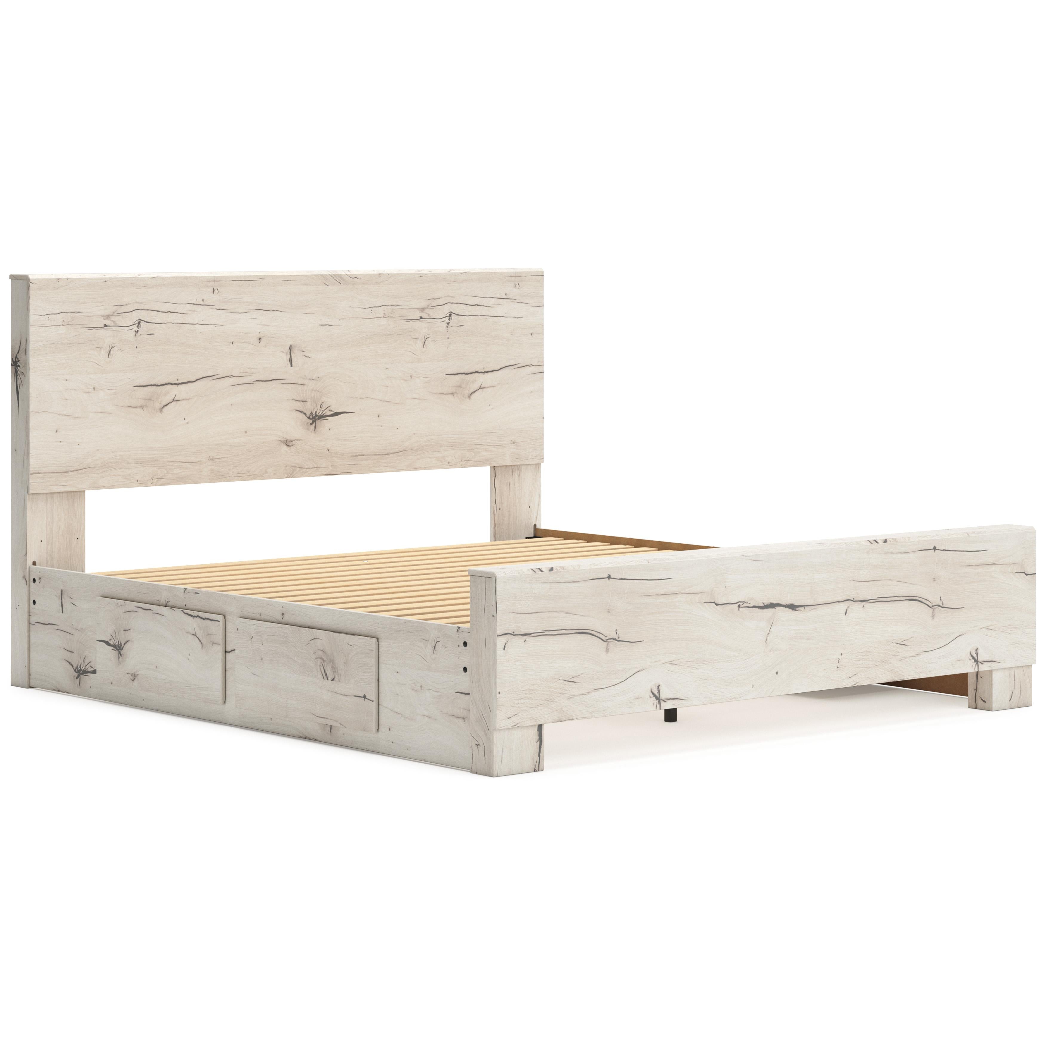  Size_King --  Lawroy B2310B13 King Panel Bed with Storage IMAGE 7