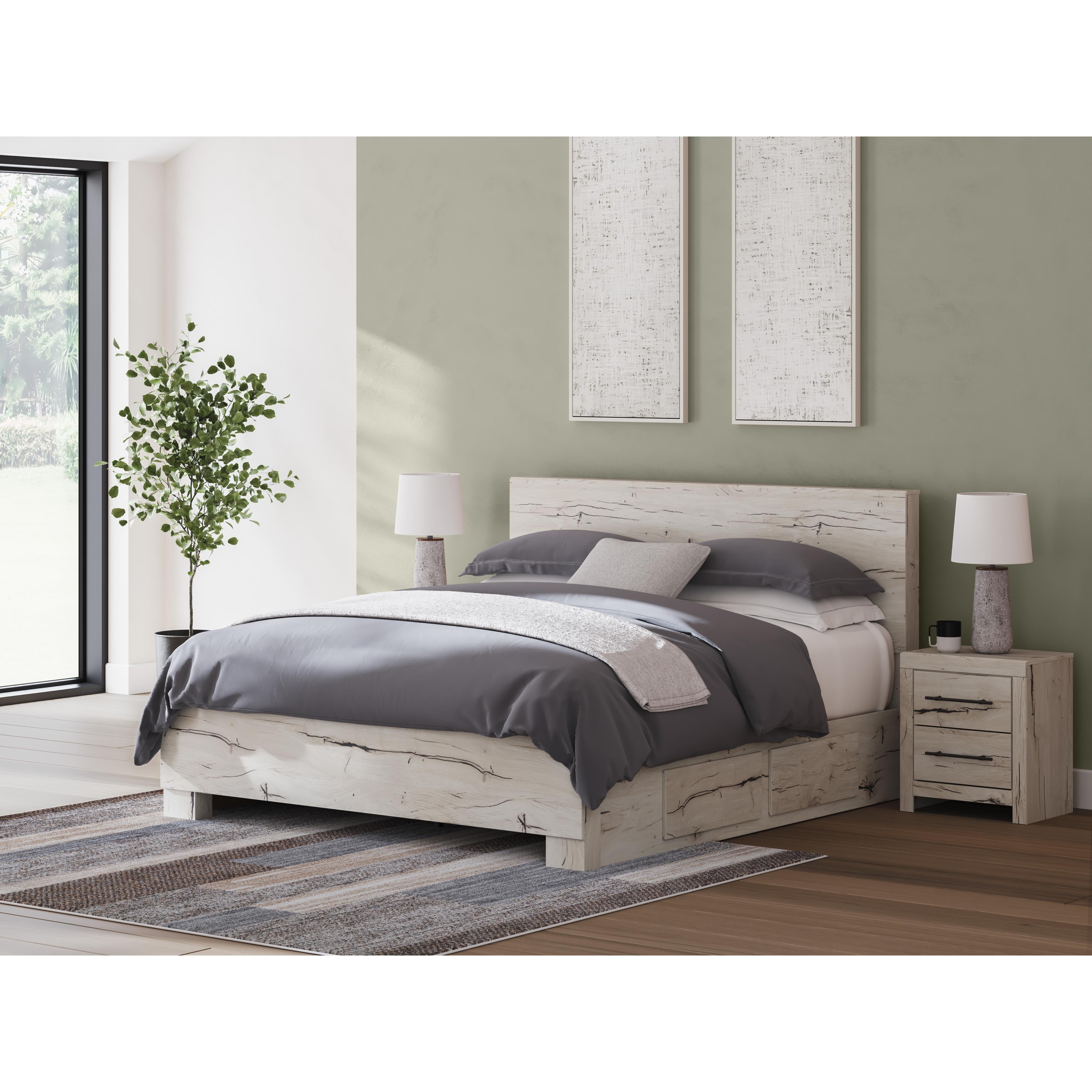  Size_King --  Lawroy B2310B13 King Panel Bed with Storage IMAGE 8
