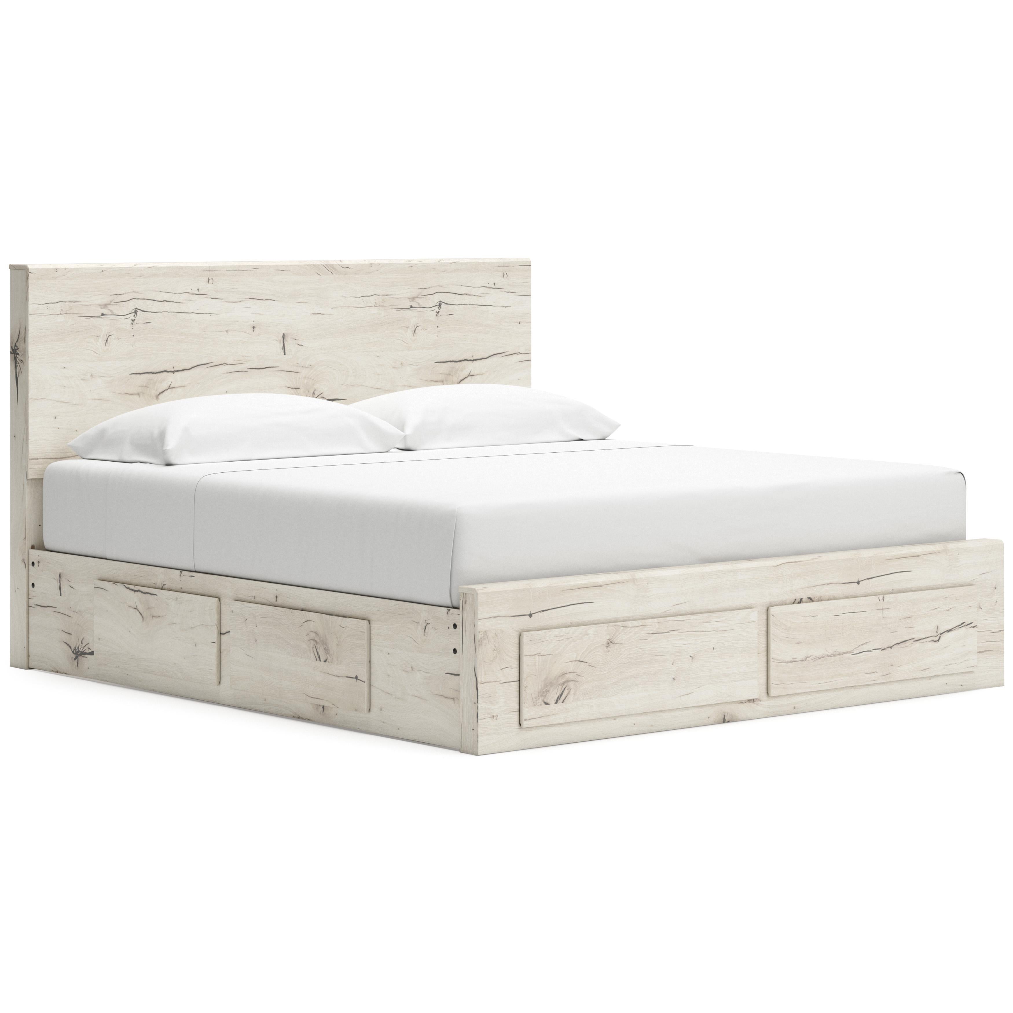  Size_King --  Lawroy B2310B14 King Panel Storage Bed IMAGE 1