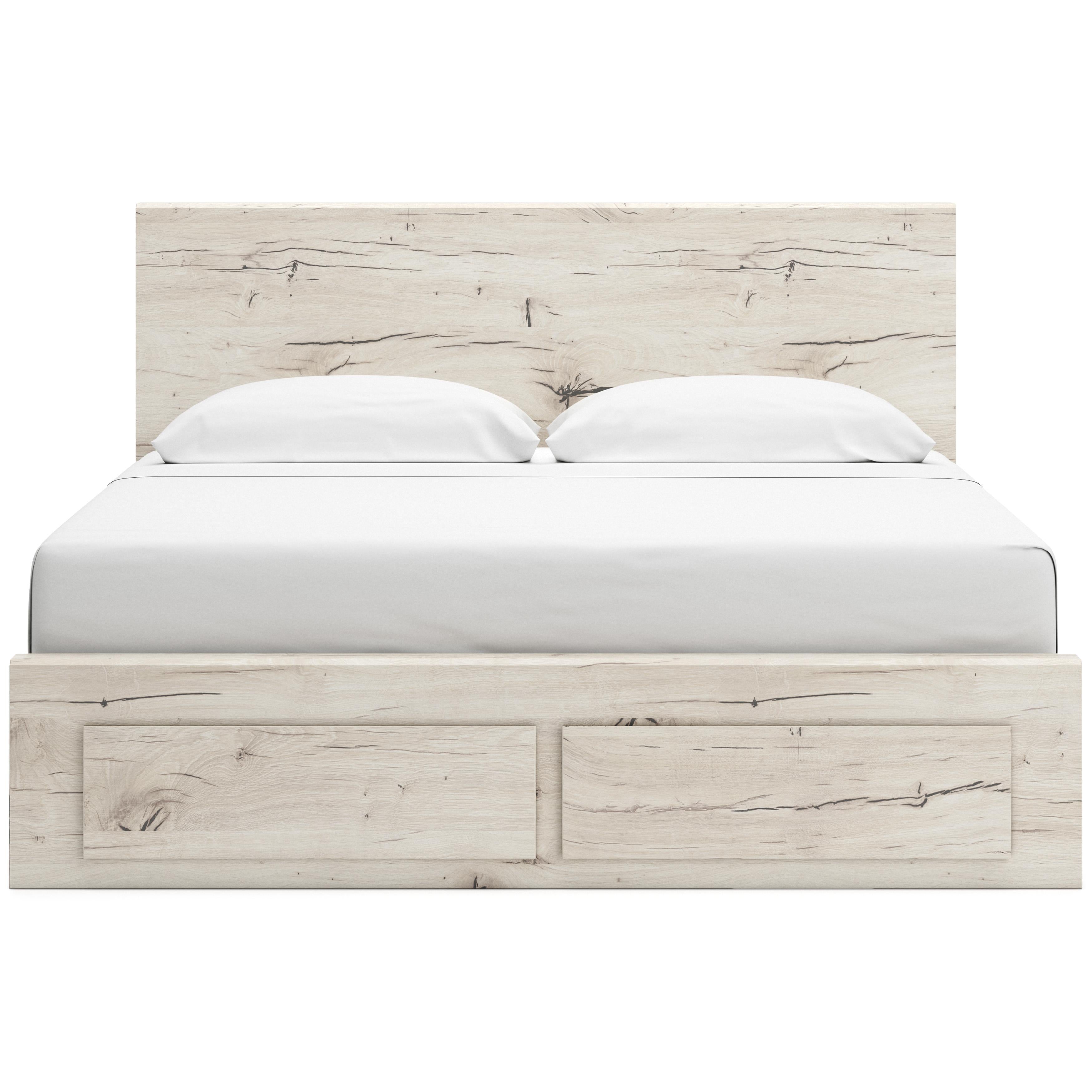  Size_King --  Lawroy B2310B14 King Panel Storage Bed IMAGE 3