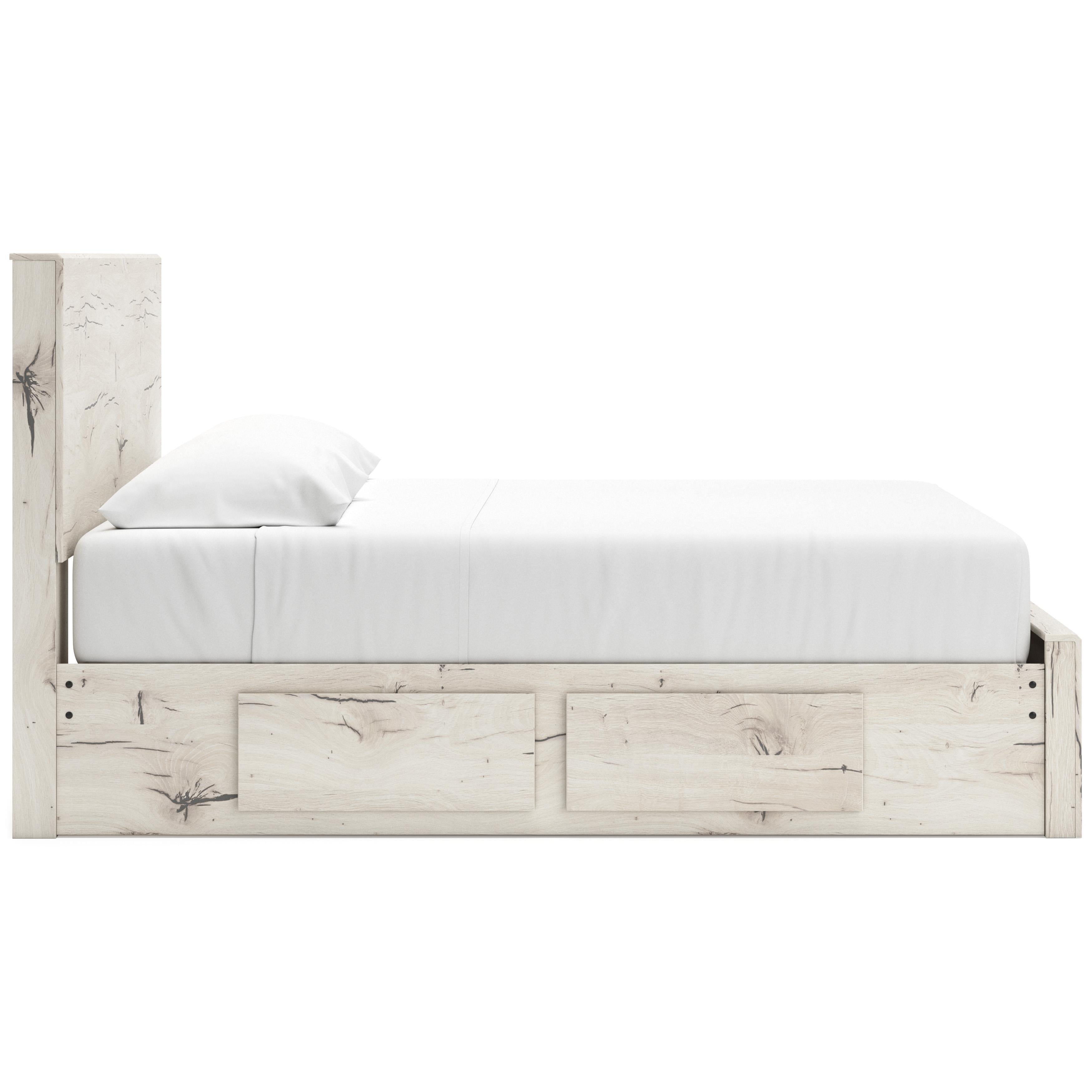  Size_King --  Lawroy B2310B14 King Panel Storage Bed IMAGE 4
