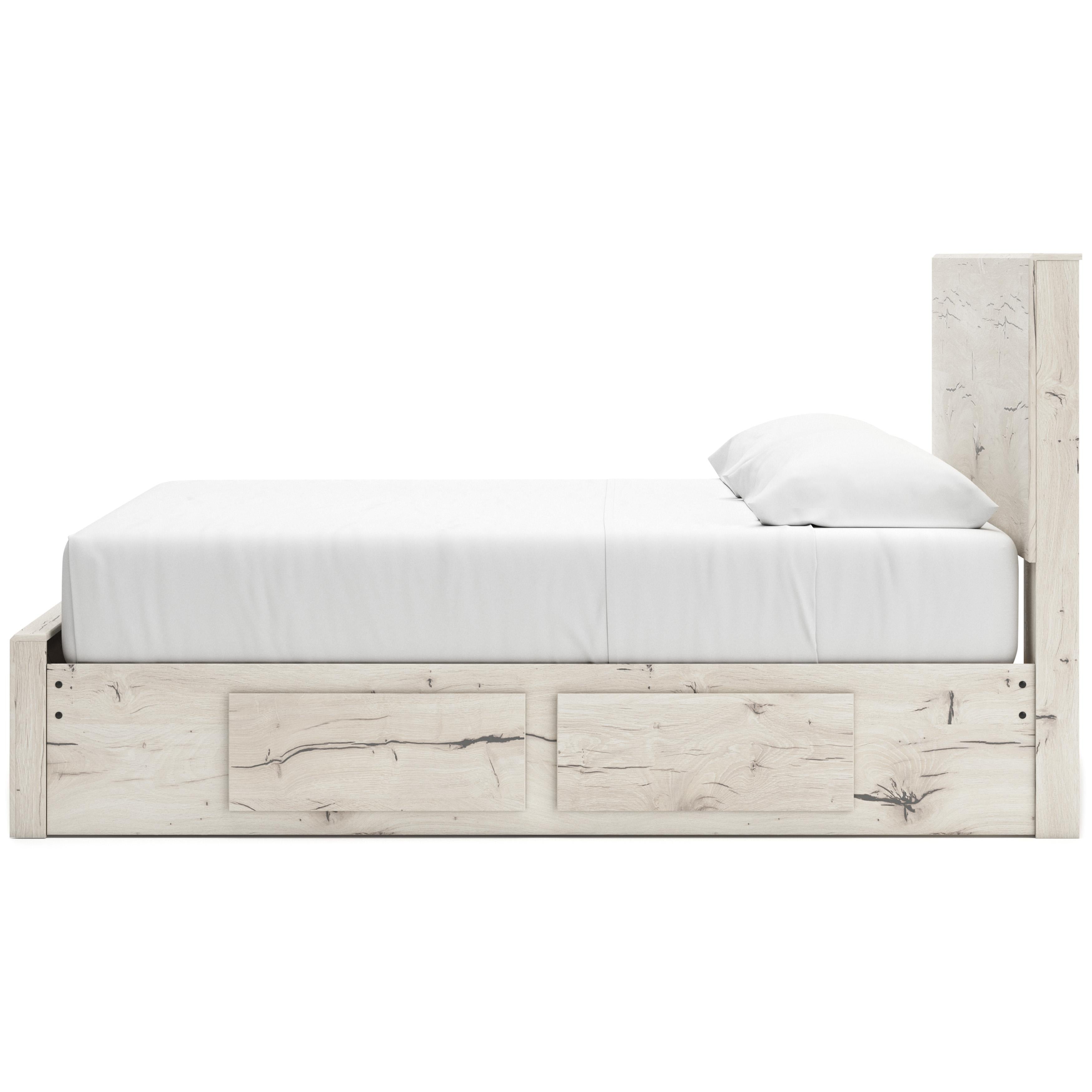  Size_King --  Lawroy B2310B14 King Panel Storage Bed IMAGE 5