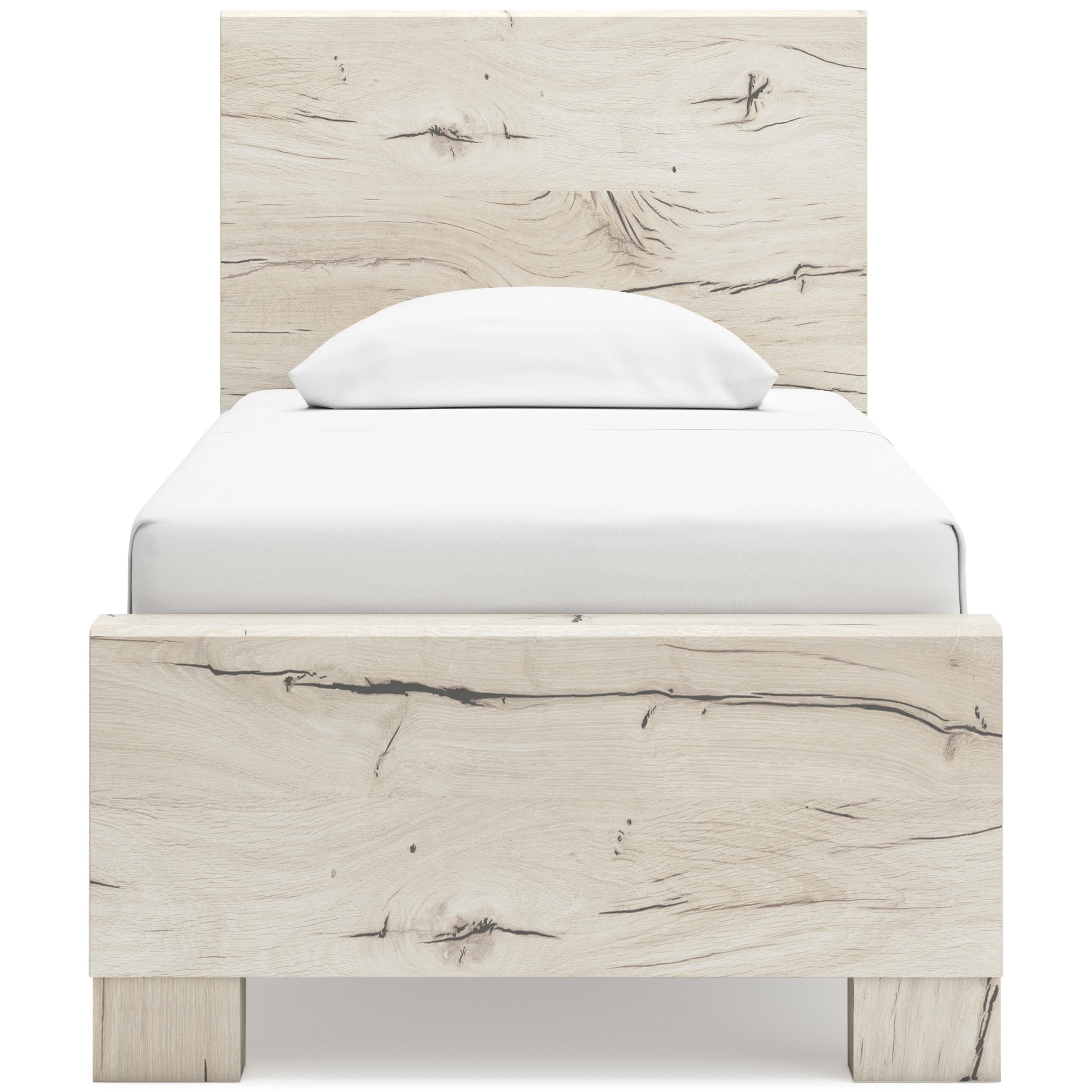  Size_Twin --  Benchcraft Lawroy Panel Bed IMAGE 2