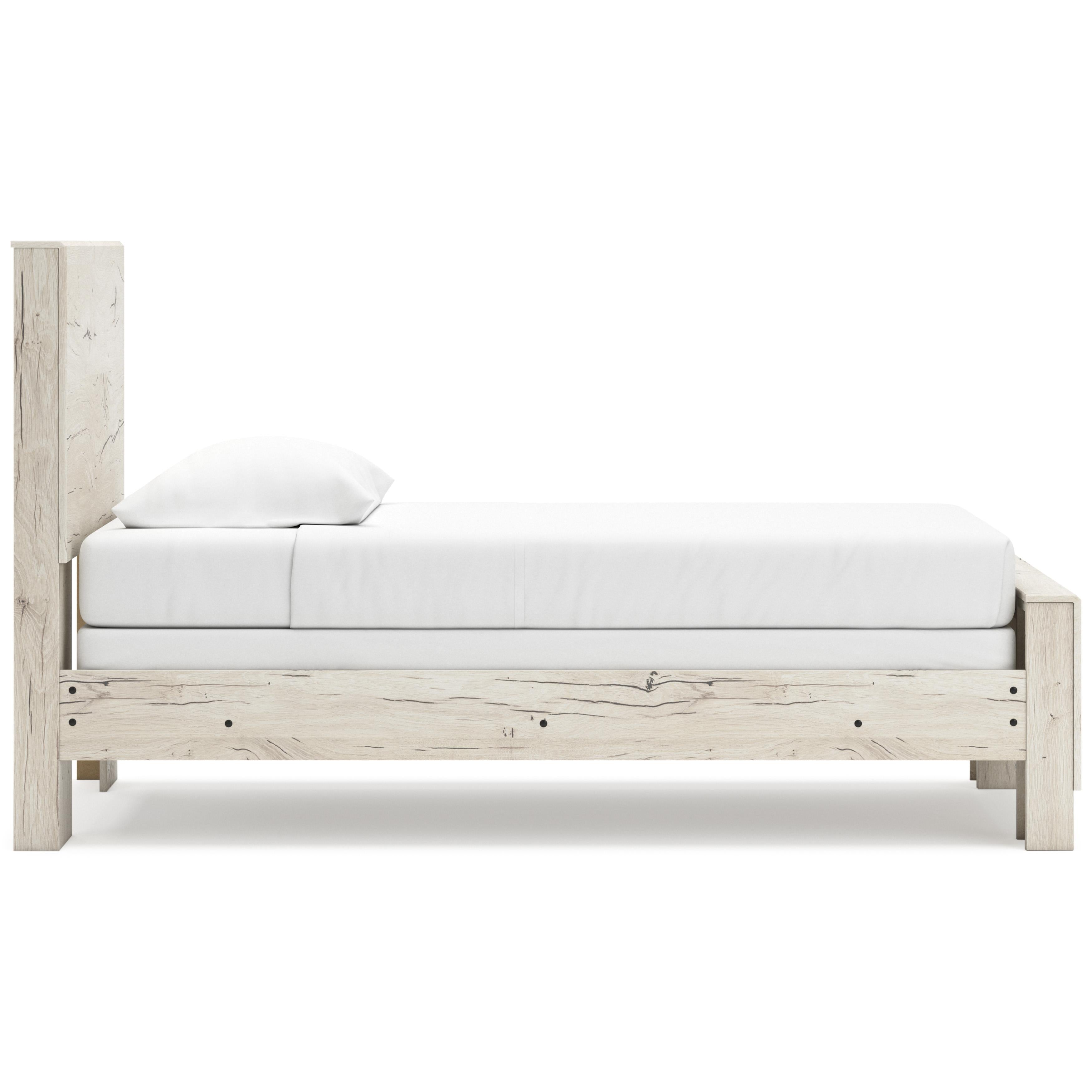  Size_Twin --  Benchcraft Lawroy Panel Bed IMAGE 3
