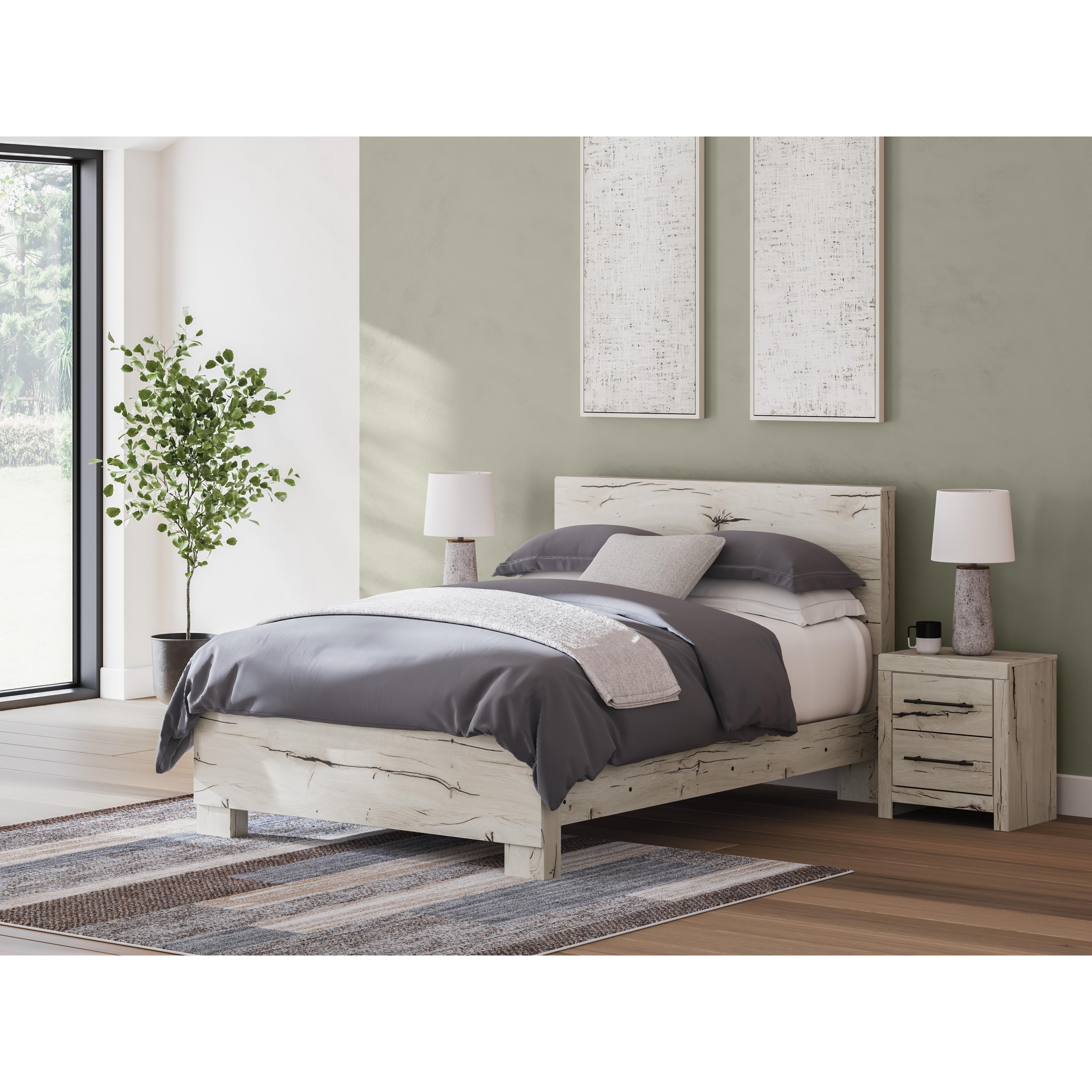  Size_Queen --  Lawroy B2310B2 Queen Panel Bed IMAGE 5