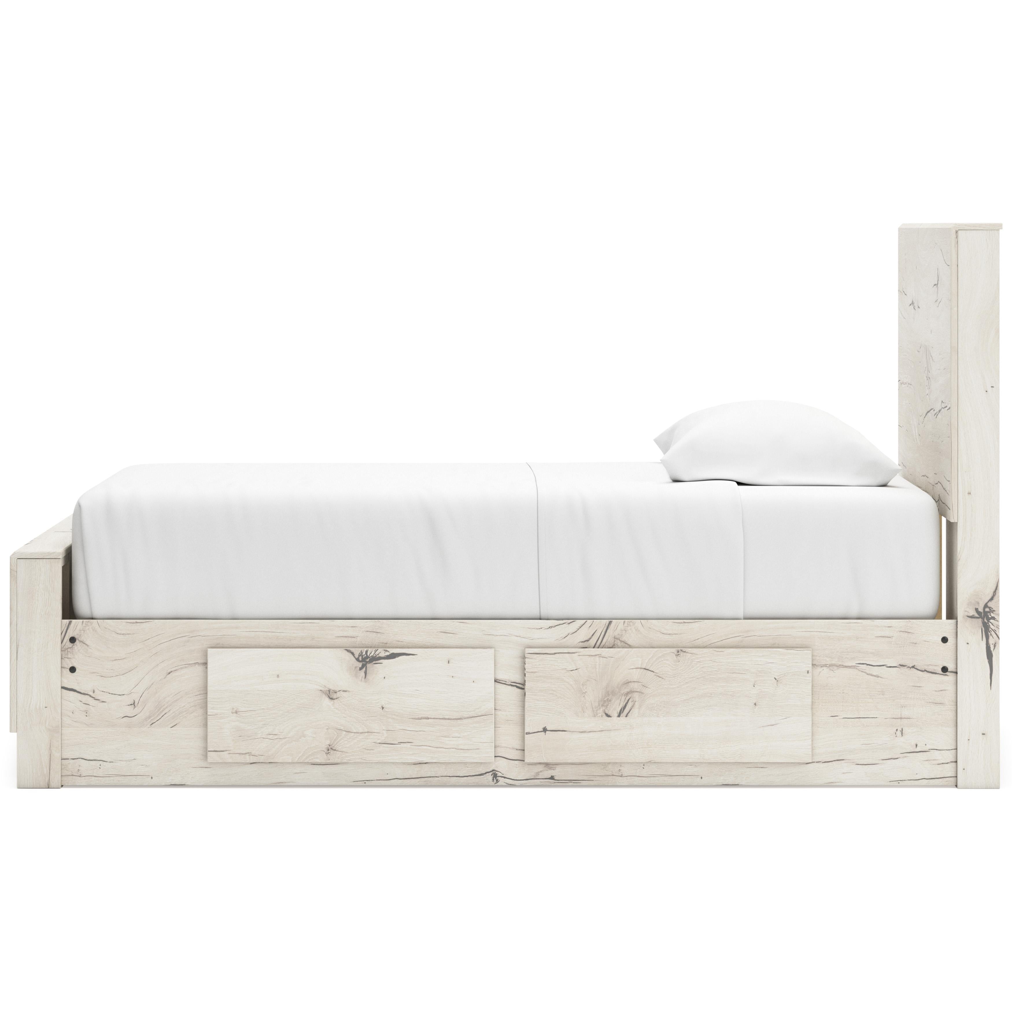  Size_Twin --  Signature Design by Ashley Lawroy Panel Bed with Storage IMAGE 5