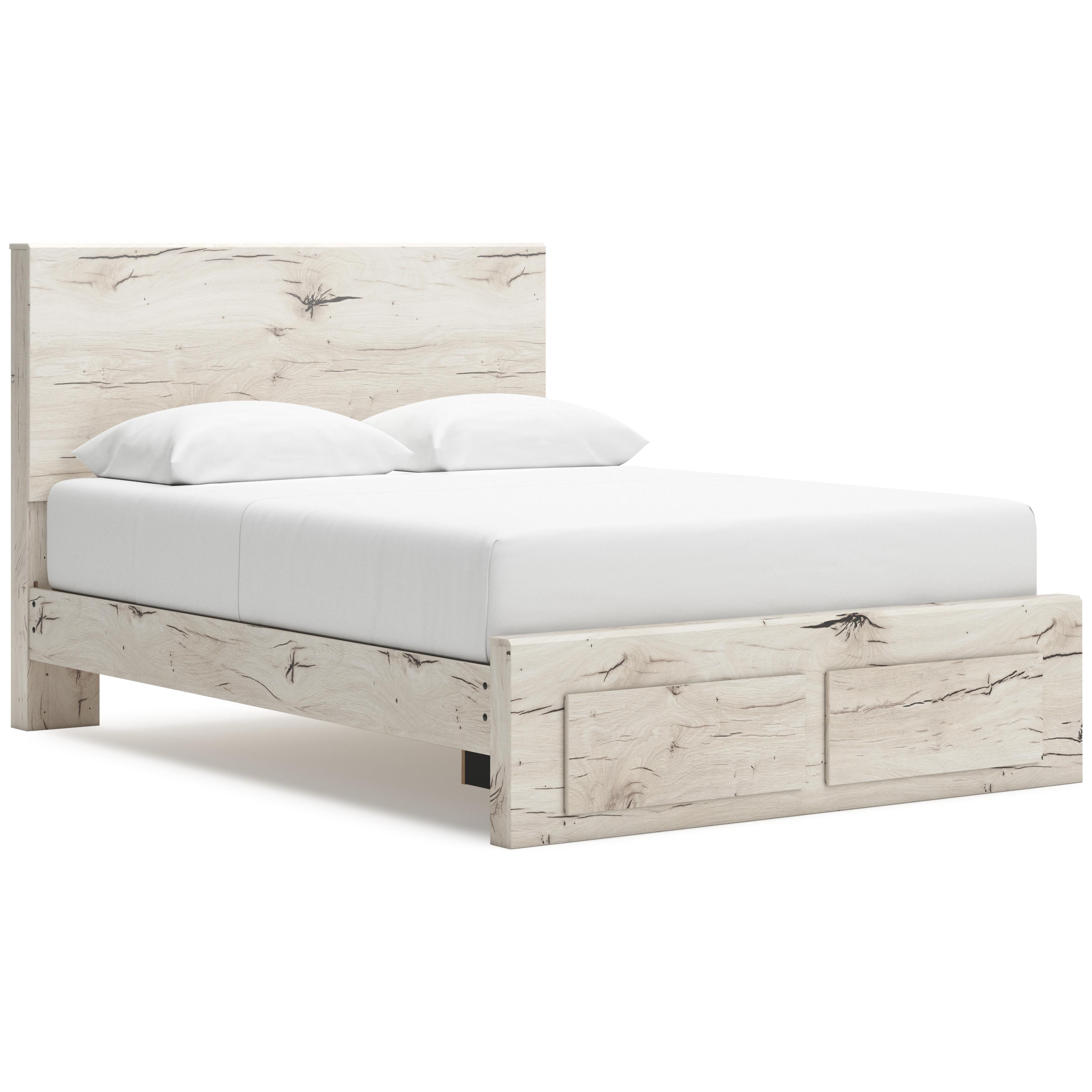  Size_Queen --  Lawroy B2310B4 Queen Panel Storage Bed IMAGE 1