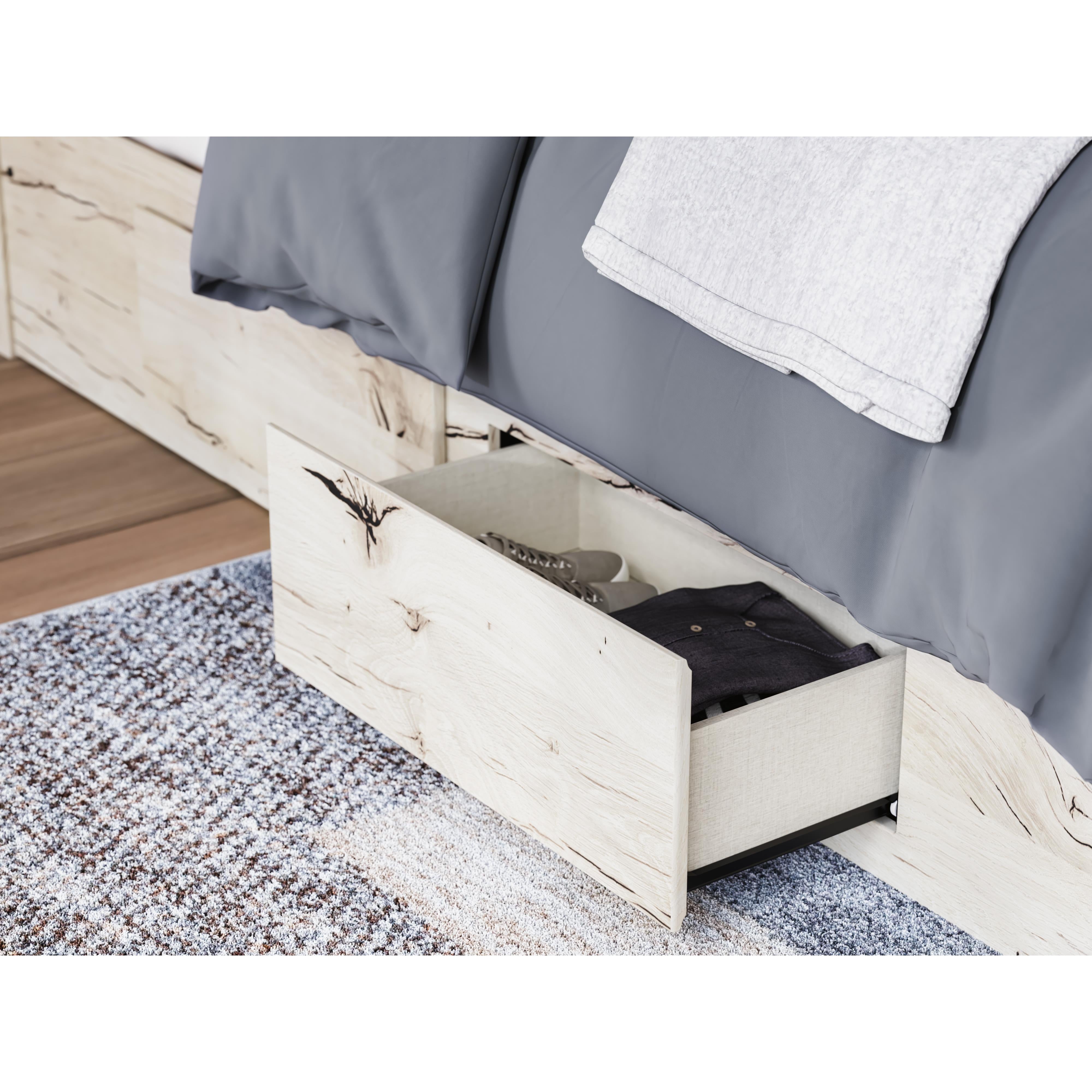  Size_Queen --  Signature Design by Ashley Lawroy Panel Bed with Storage IMAGE 10