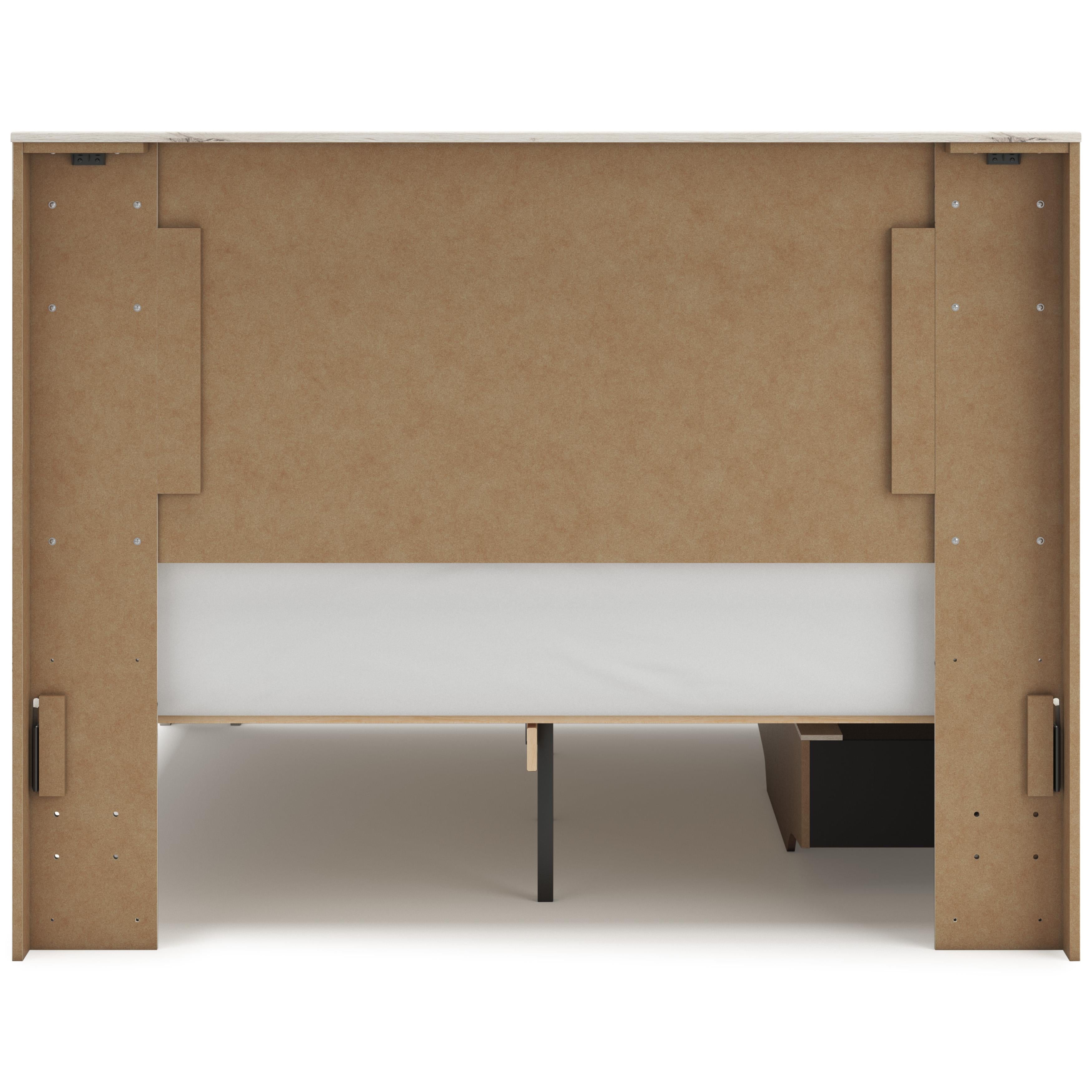  Size_Queen --  Signature Design by Ashley Lawroy Panel Bed with Storage IMAGE 6