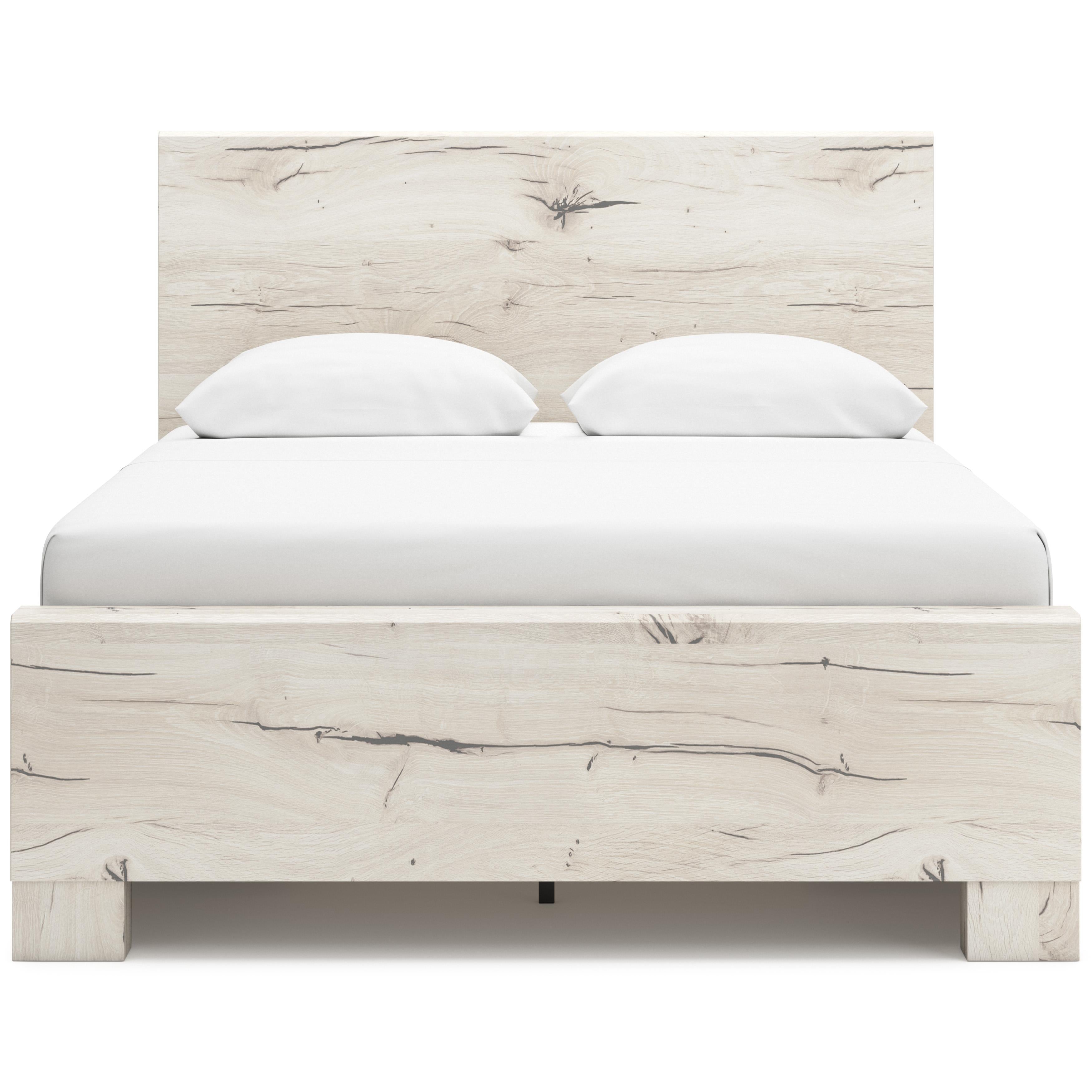  Size_Queen --  Lawroy B2310B8 Queen Panel Bed with Storage IMAGE 3
