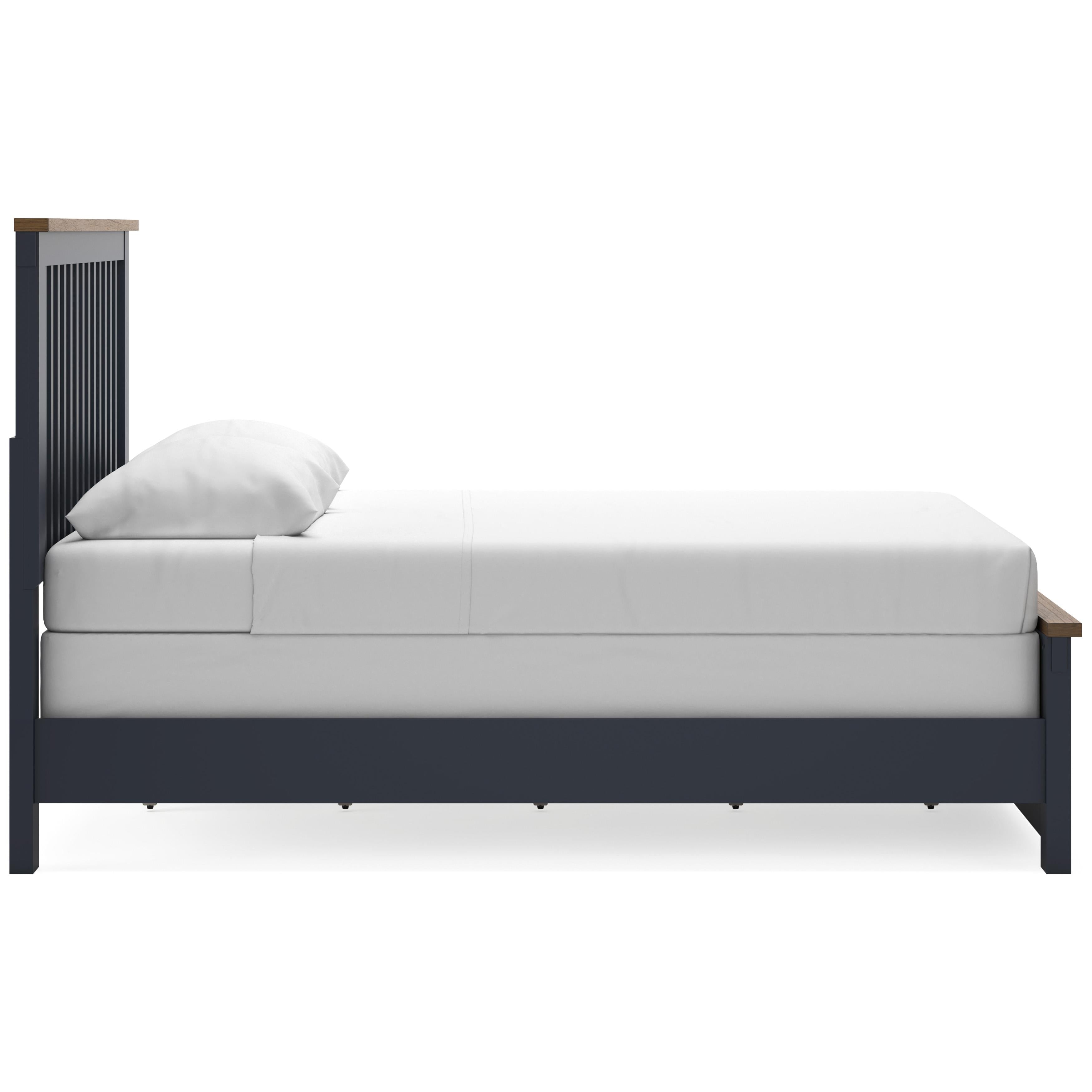  Size_Queen --  Landocken B414B10 Queen Panel Bed IMAGE 3
