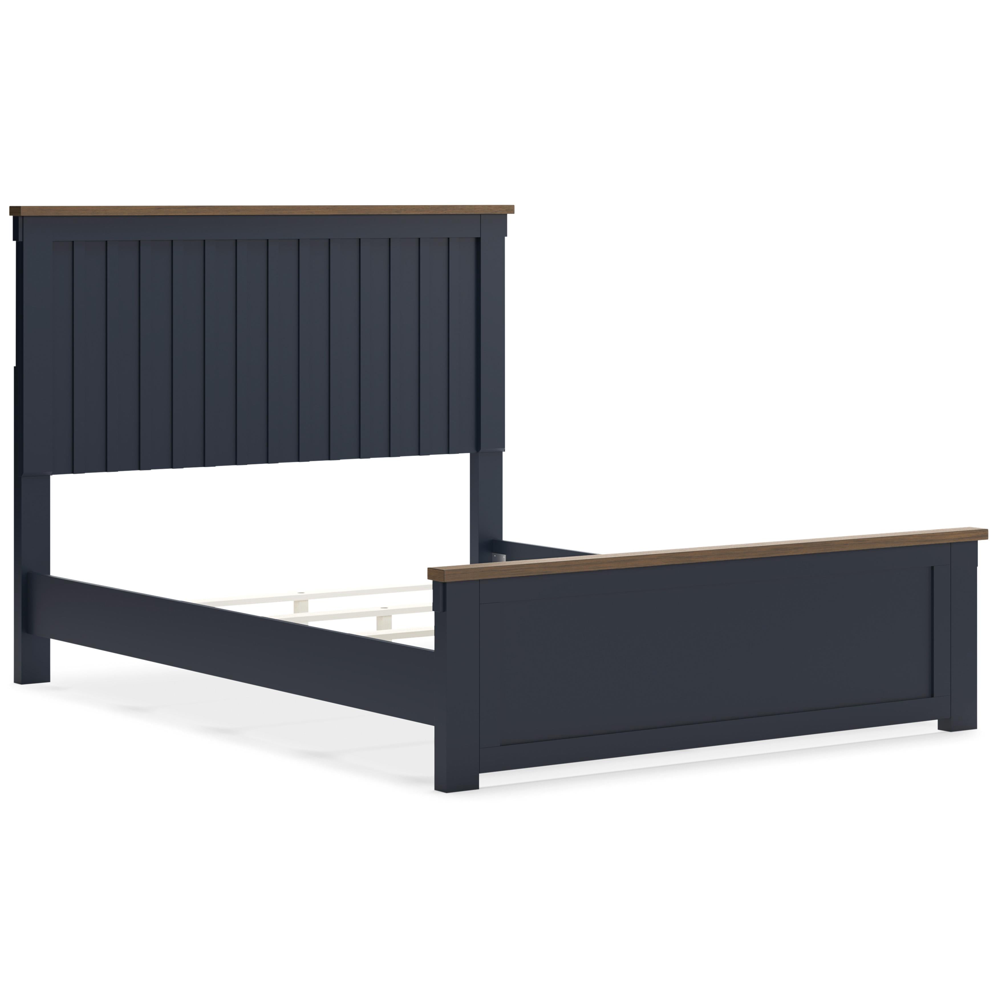  Size_Queen --  Landocken B414B10 Queen Panel Bed IMAGE 5