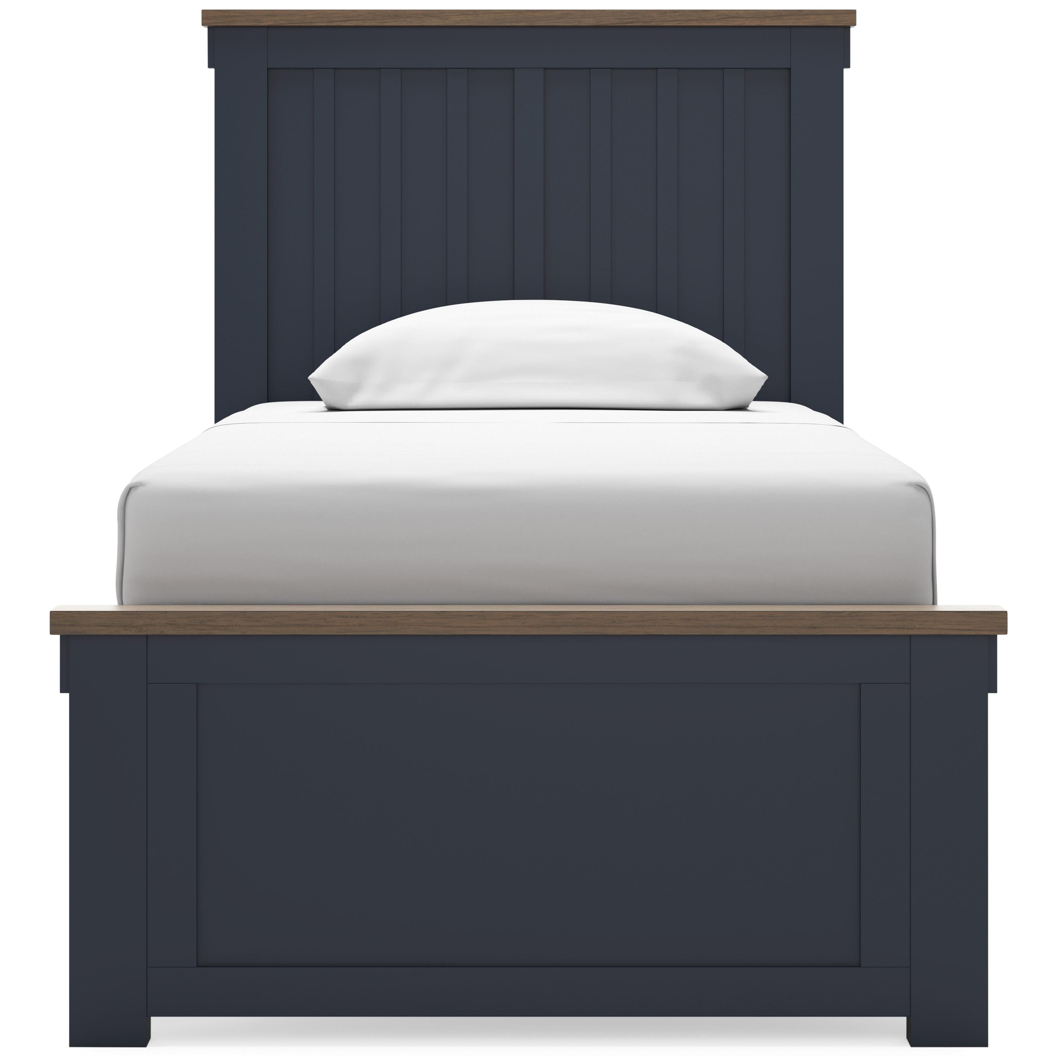  Size_Twin --  Signature Design by Ashley Landocken Panel Bed IMAGE 2