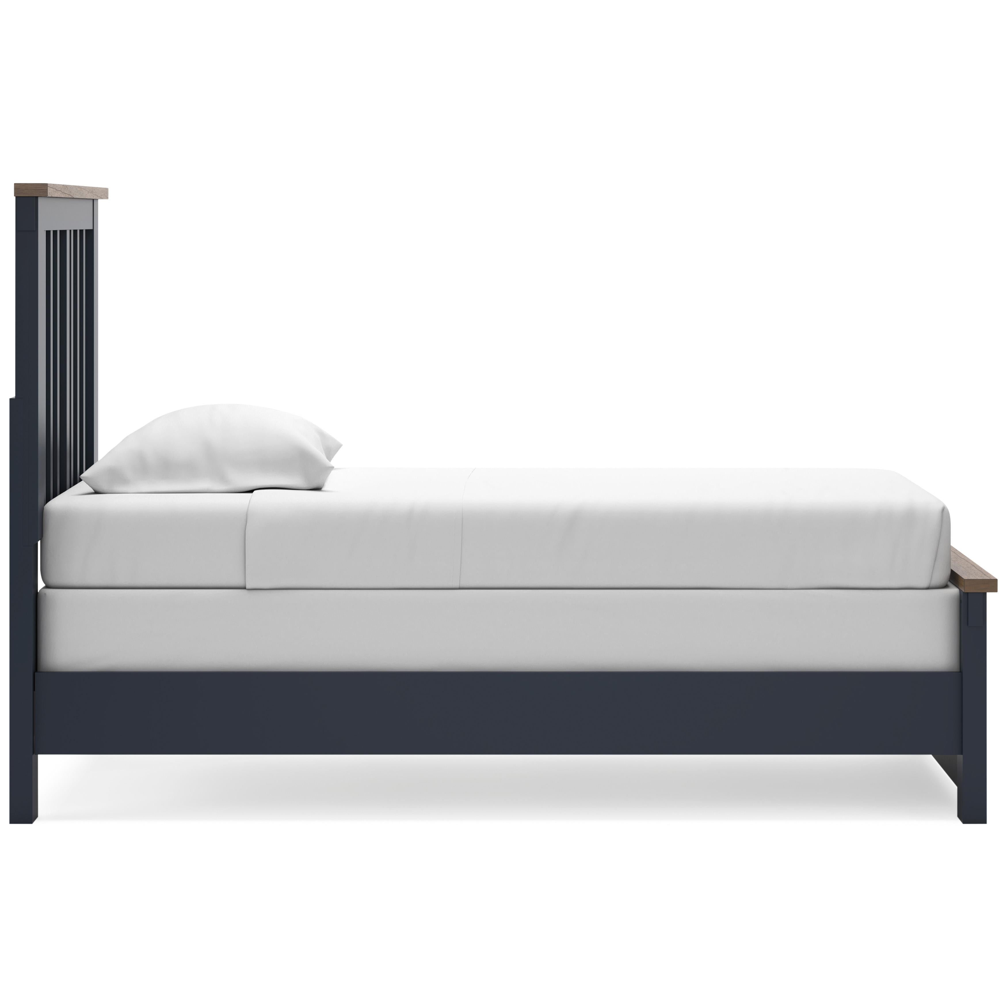  Size_Twin --  Signature Design by Ashley Landocken Panel Bed IMAGE 3