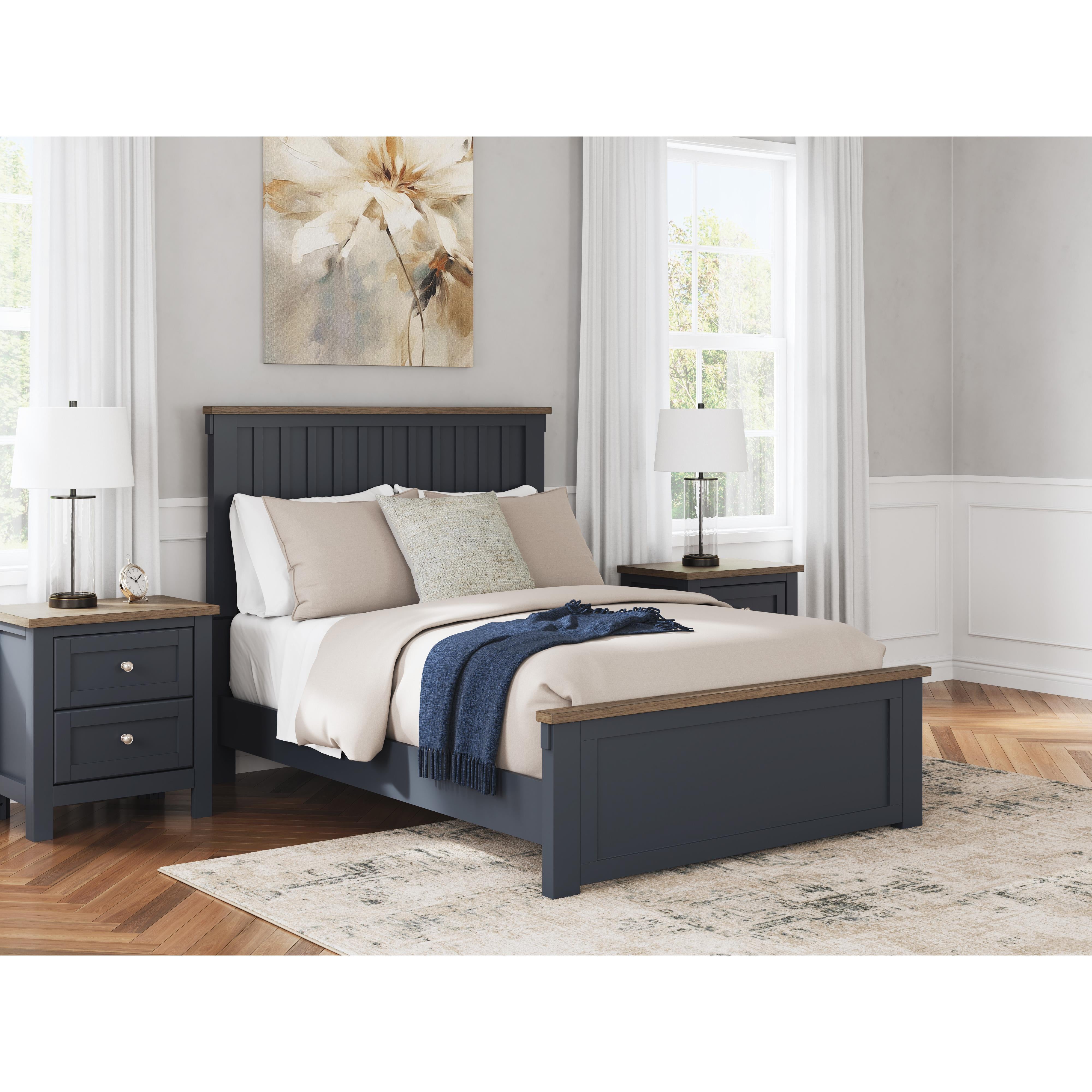  Size_Full --  Landocken B414B3 Full Panel Bed IMAGE 5