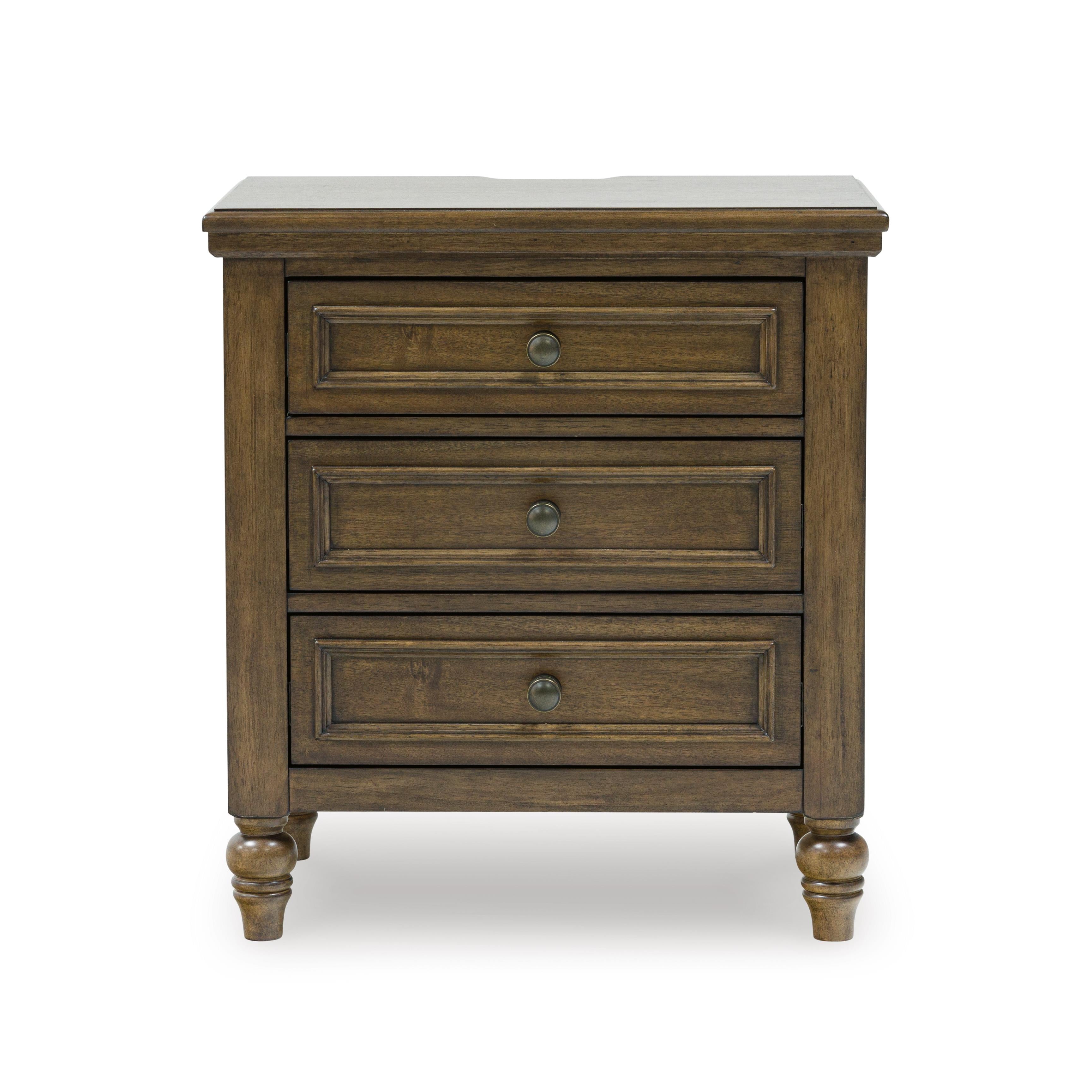  Benchcraft Sturlayne B787-93 Three Drawer Night Stand IMAGE 3