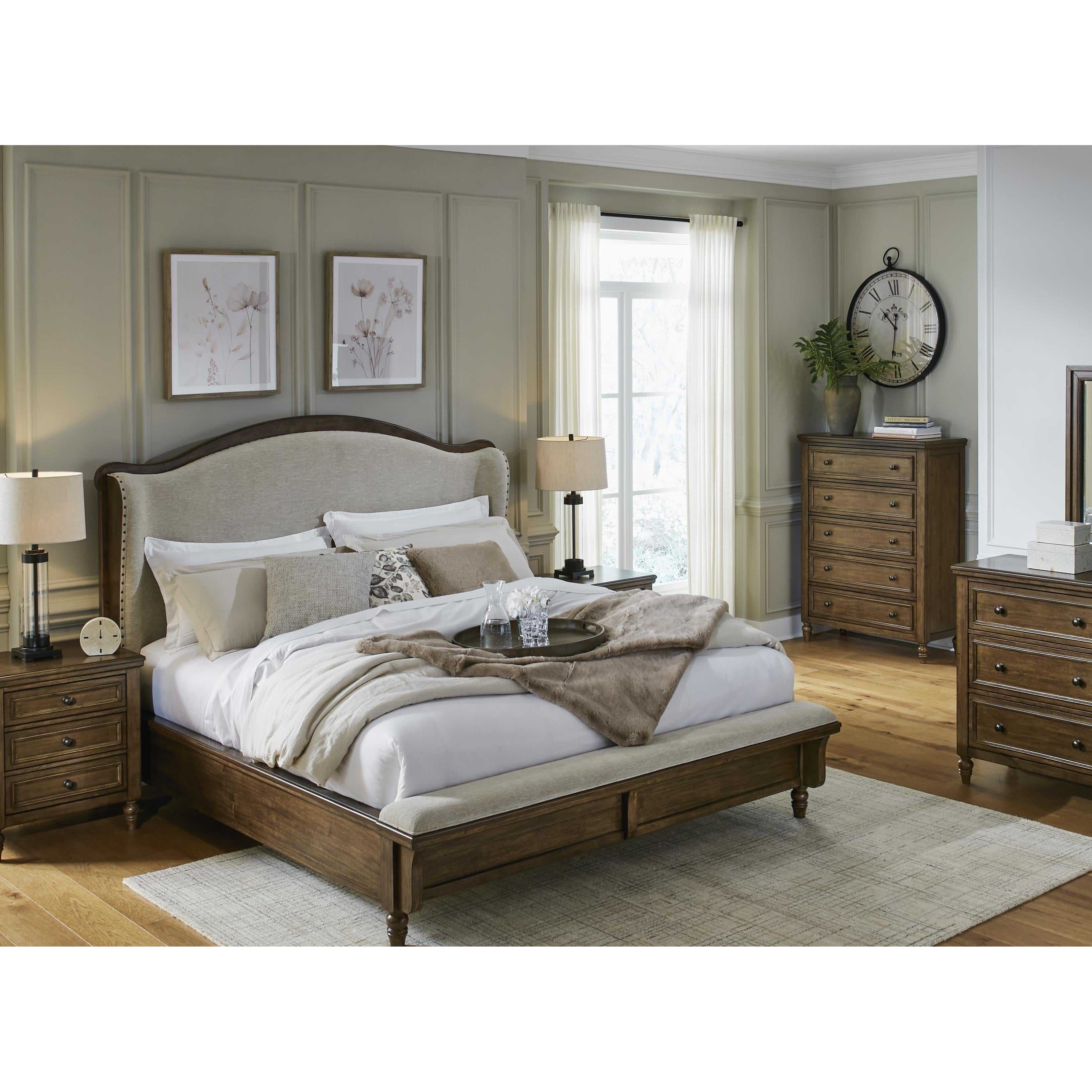  Size_Queen --  Benchcraft Sturlayne Upholstered Panel Bed IMAGE 9