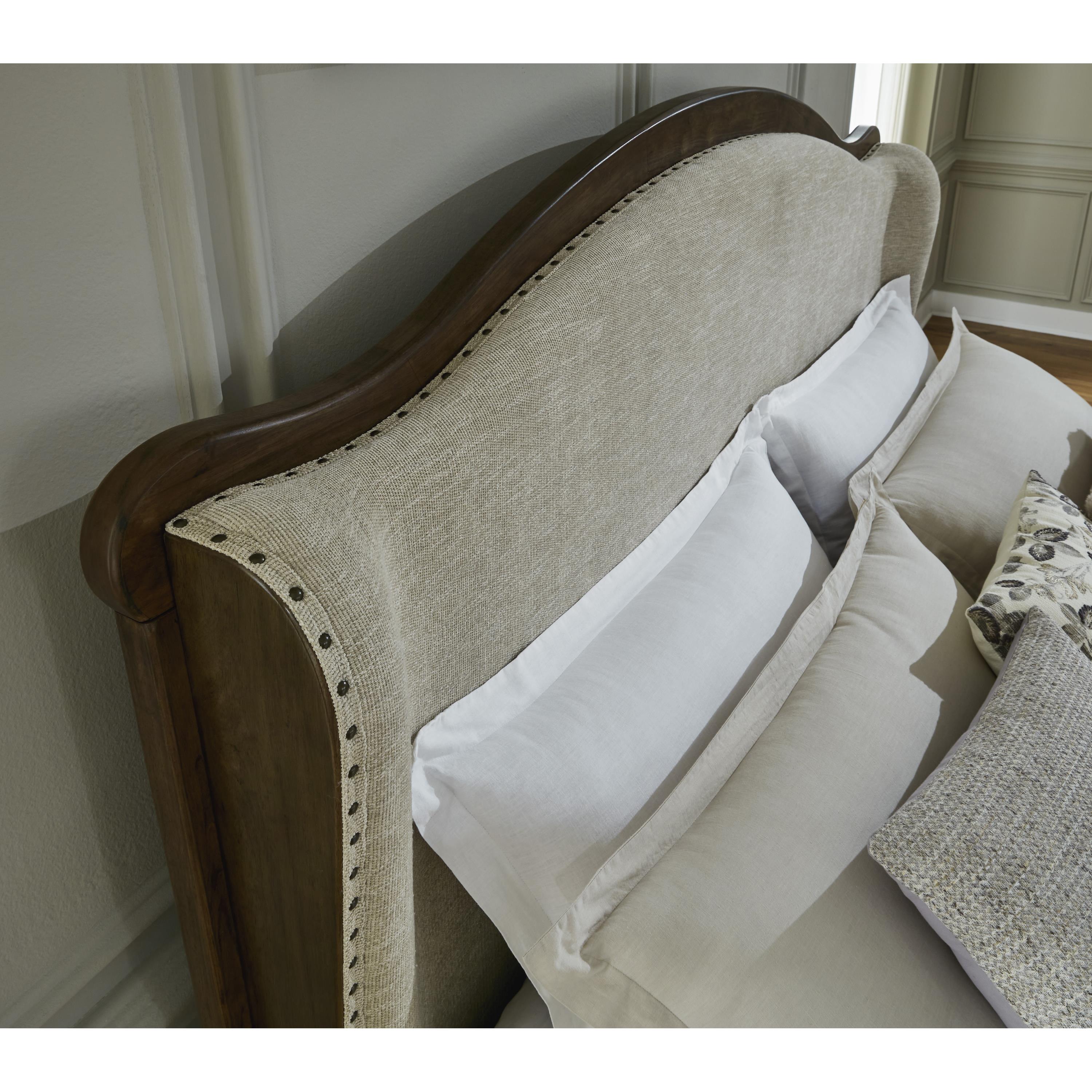  Size_King --  Sturlayne B787B4 King Upholstered Panel Bed IMAGE 5