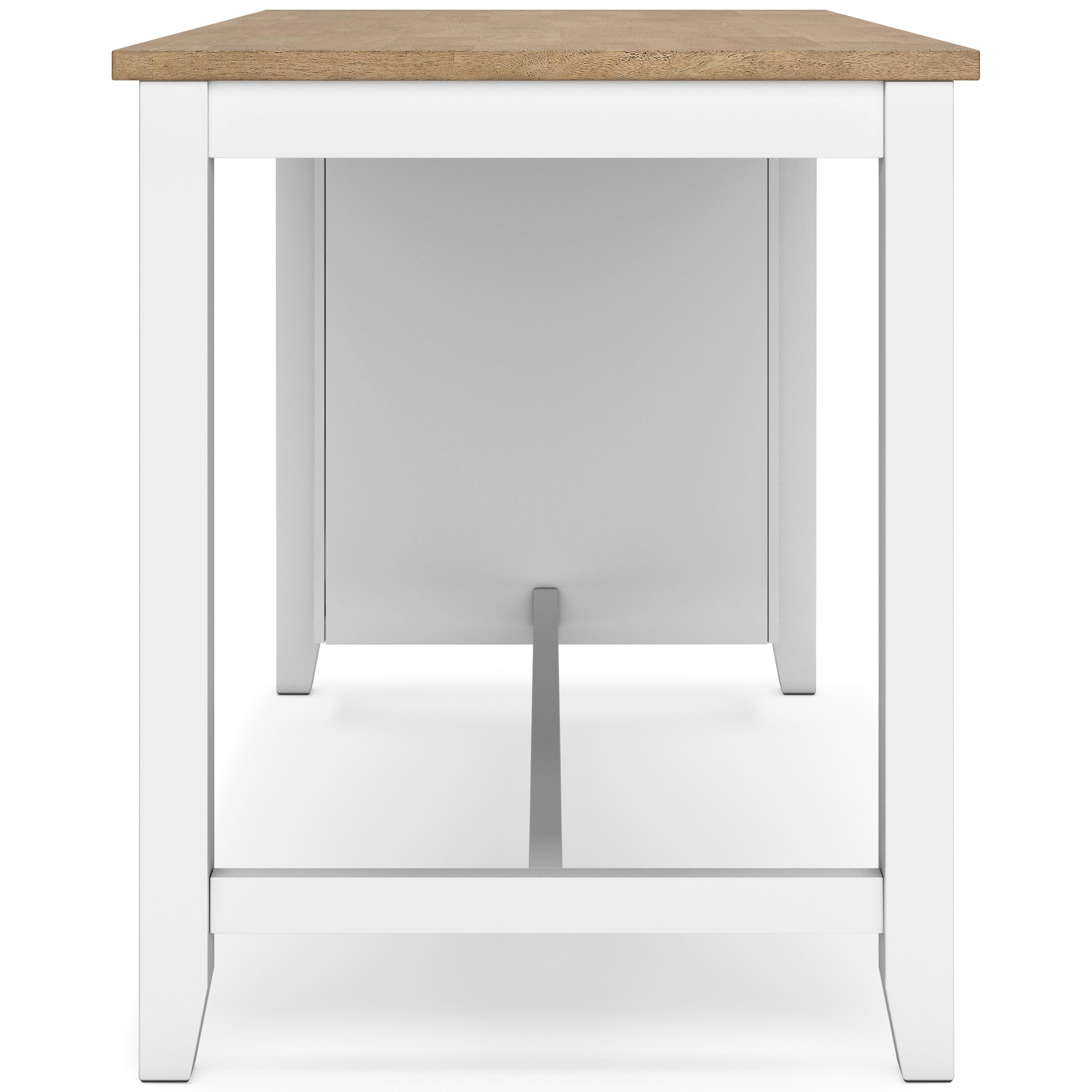  Signature Design by Ashley Gesthaven D398-13 Rectangular Dining Room Counter Table IMAGE 4