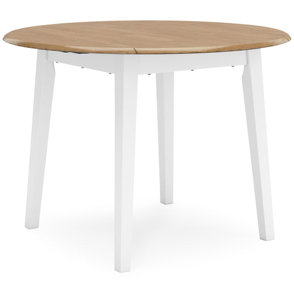 Signature Design by Ashley Gesthaven D398-15 Round Dining Room Drop Leaf Table