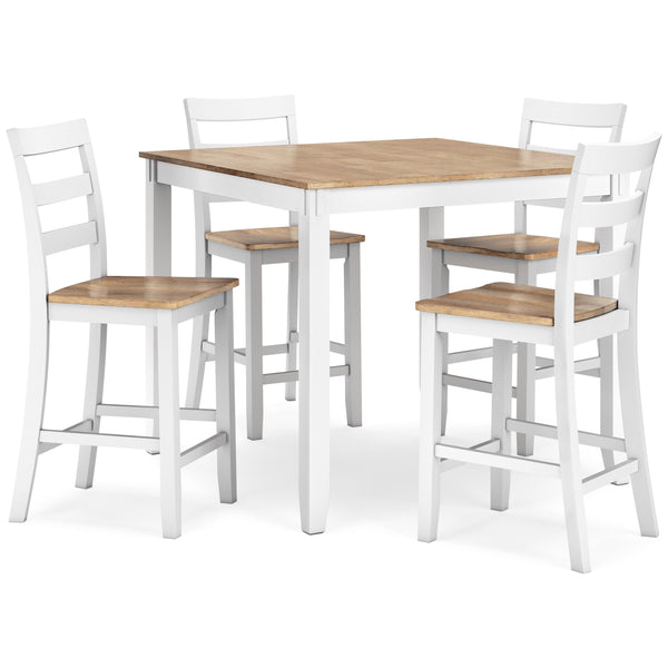Signature Design by Ashley Gesthaven D398-223 Dining Room Counter Table Set