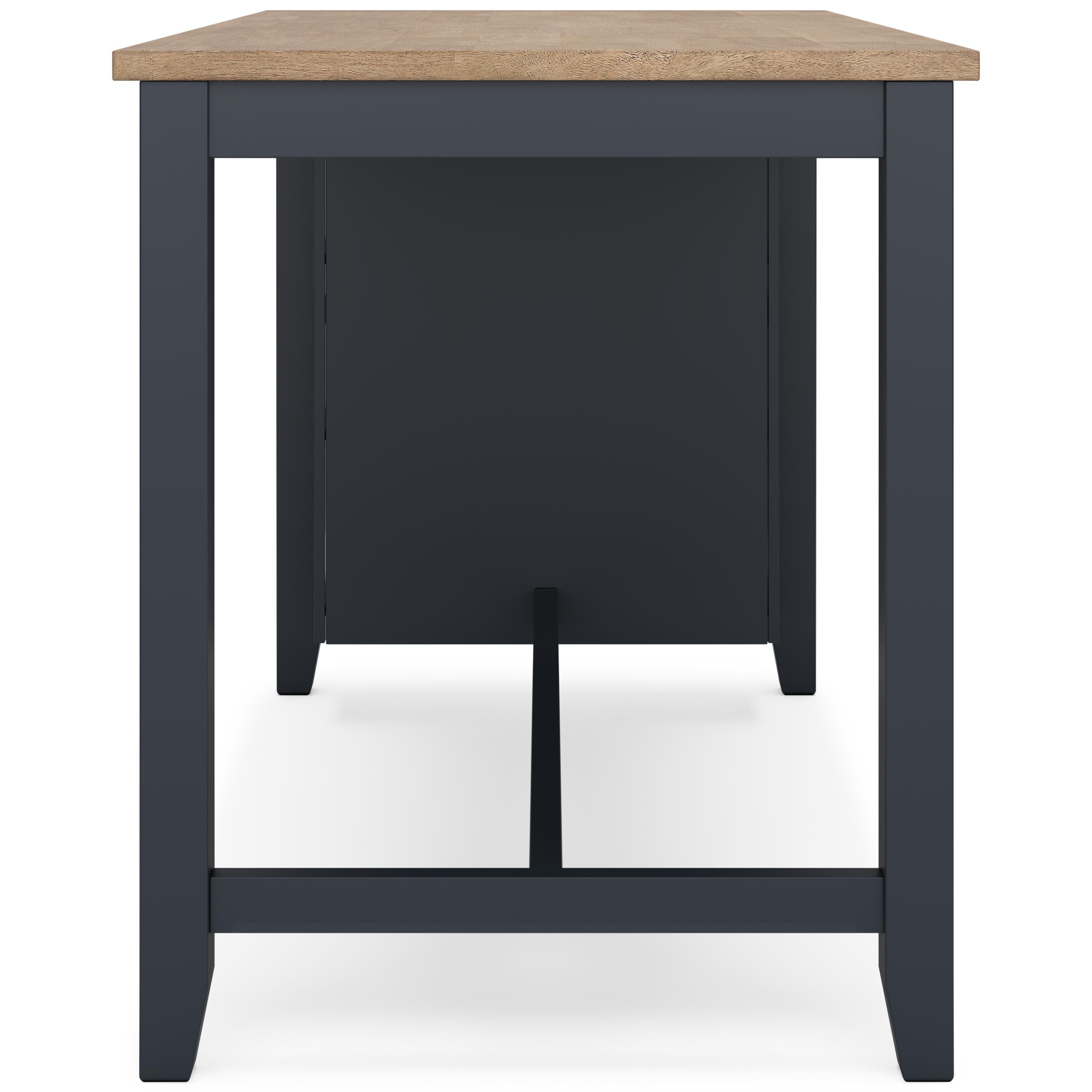  Signature Design by Ashley Gesthaven D399-13 Rectangular Dining Room Counter Table IMAGE 4