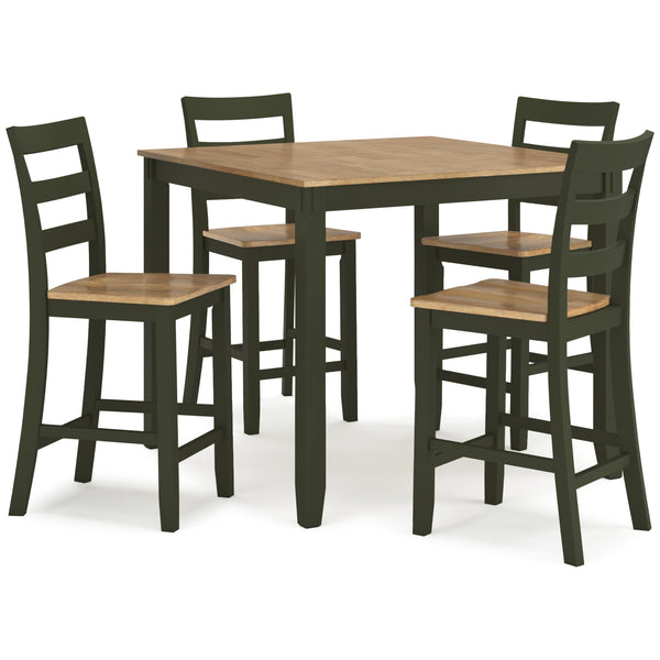 Signature Design by Ashley Gesthaven D401-223 Dining Room Counter Table Set