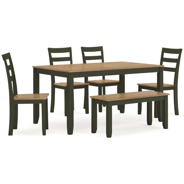 Signature Design by Ashley Gesthaven D401-325 Dining Room Table Set