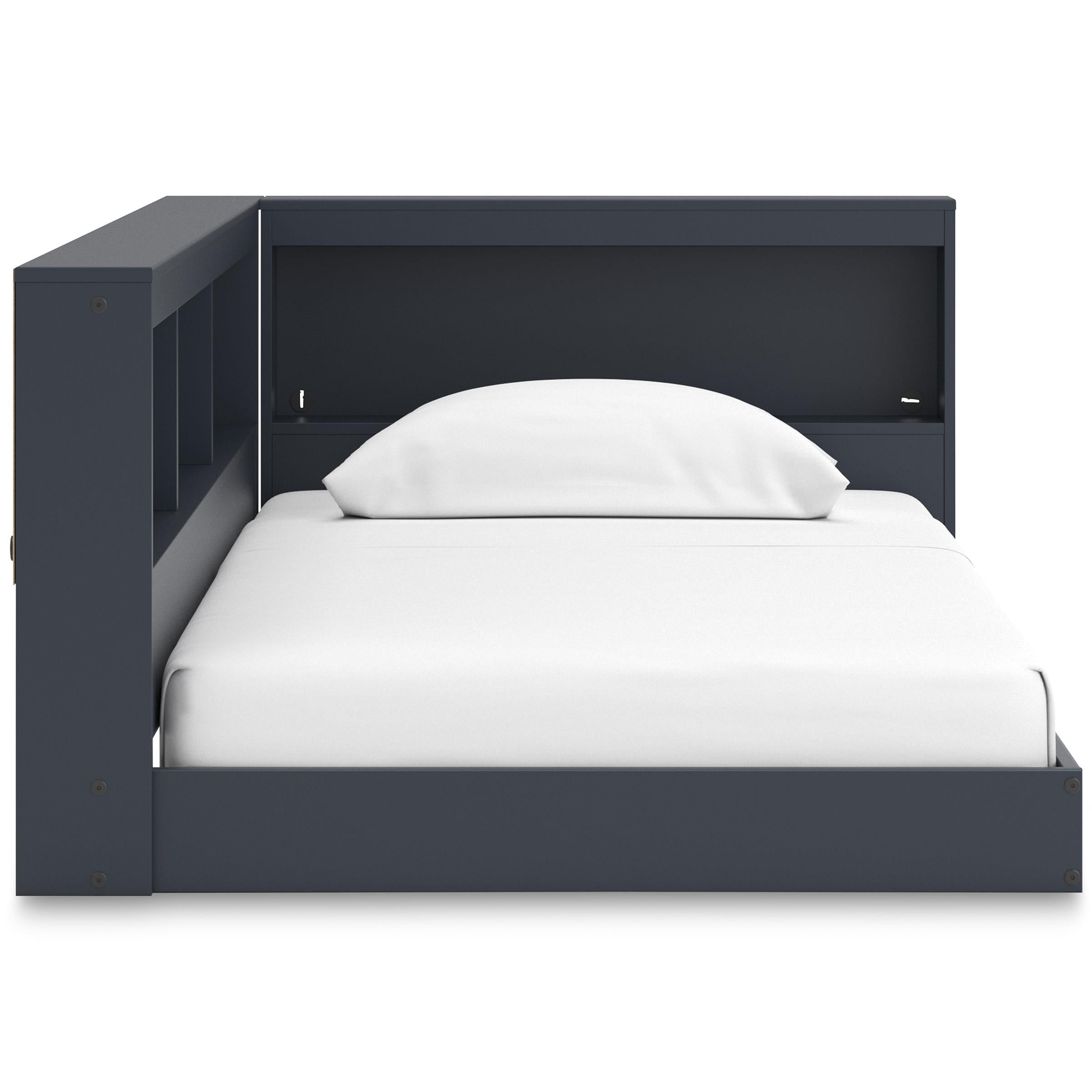  Size_Twin --  Signature Design by Ashley Simmenfort Bookcase Bed with Storage IMAGE 2