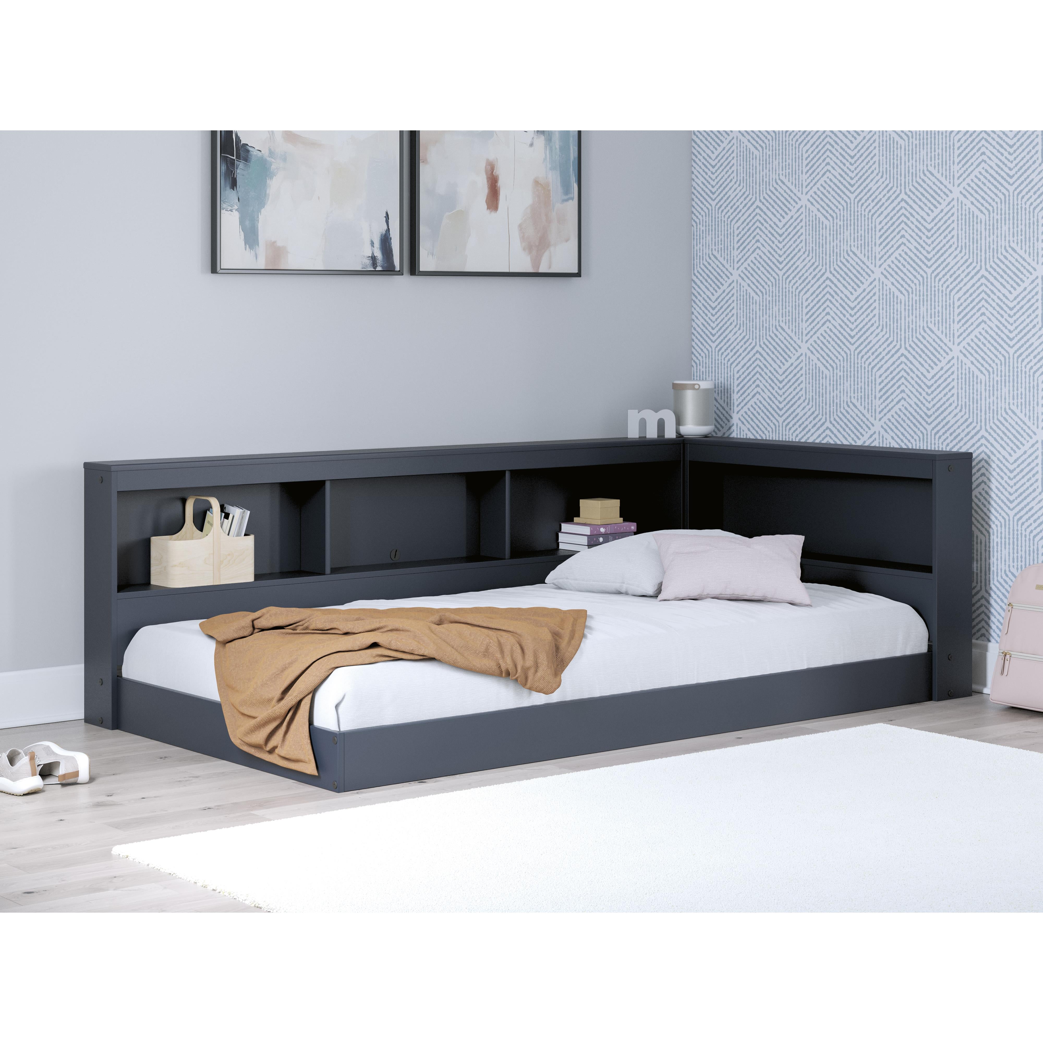  Size_Twin --  Signature Design by Ashley Simmenfort Bookcase Bed with Storage IMAGE 7