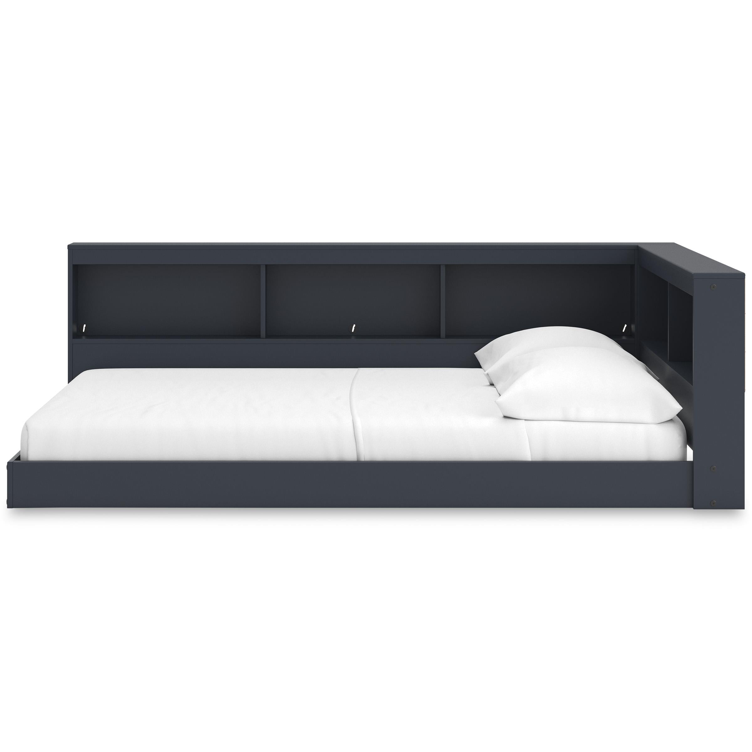  Size_Full --  Simmenfort EB1528B4 Full Bookcase Storage Bed IMAGE 3